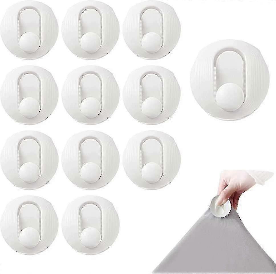 12 Pieces Duvet Clips, Cover Clips for Sheets, Curtains, and Socks