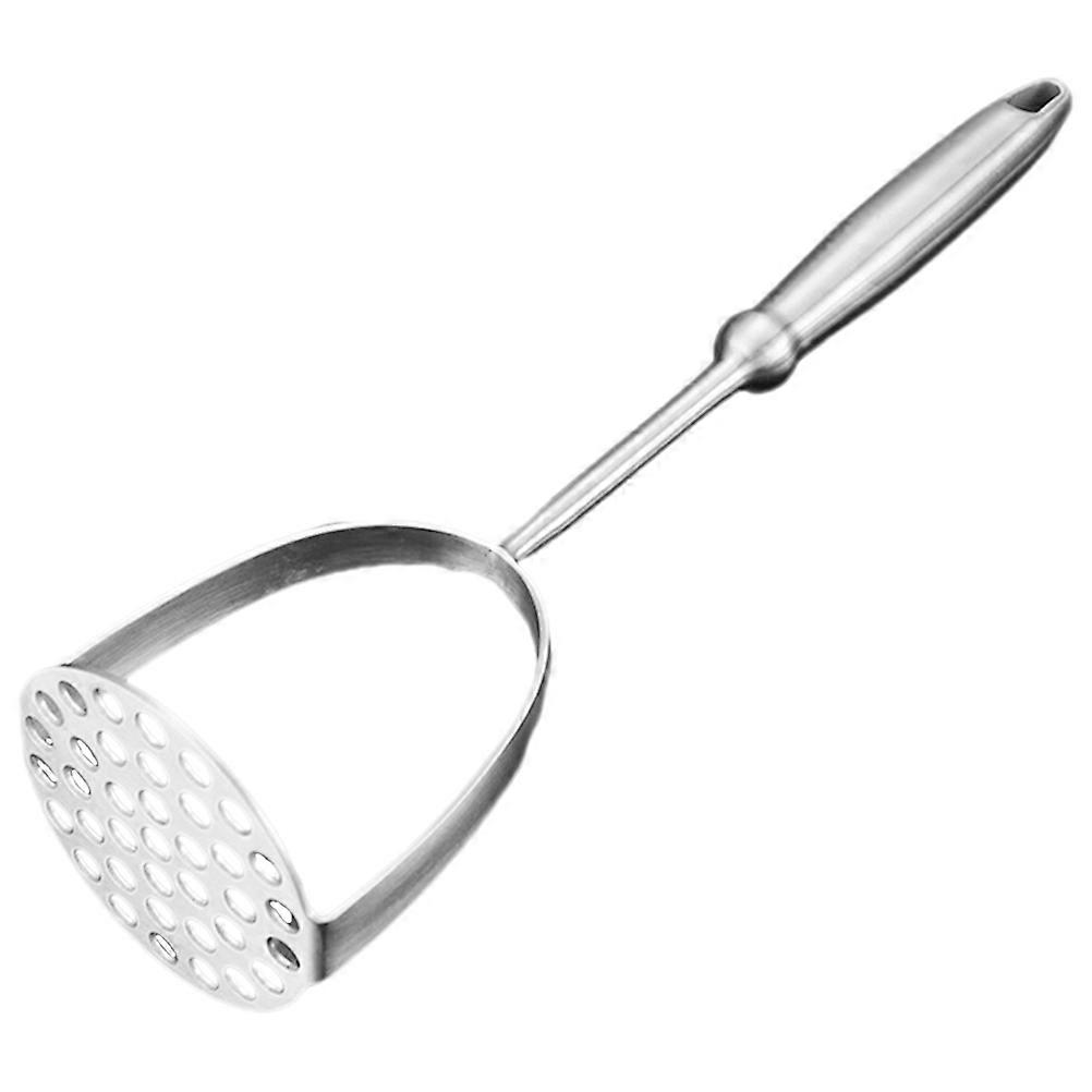 Stainless Steel Potato Masher with Ergonomic Handle for Easy Mashing of Potatoes, Carrots, and More – Smooth Texture & Easy Cleaning Kitchen Gadget