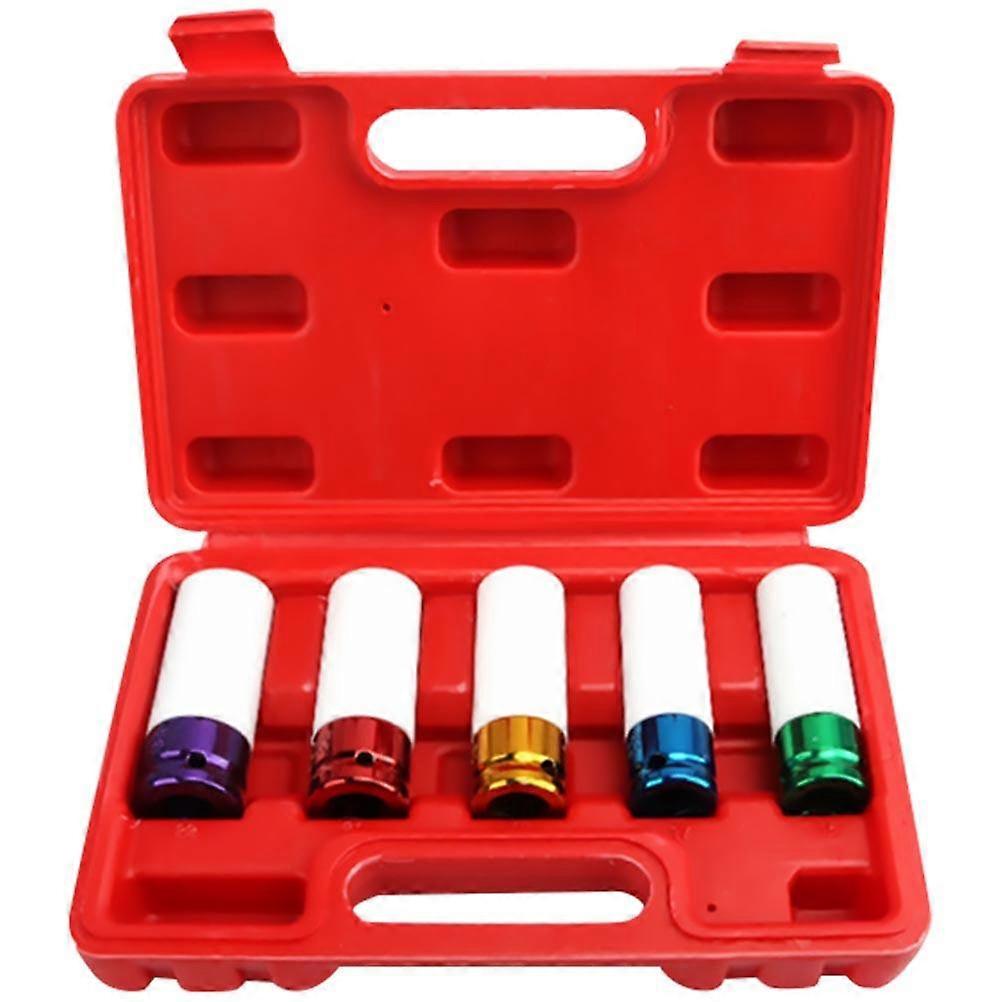 5pcs Car Tire Disassembly Tool Car Tire Screw Sleeve Tire Screw Removing Sleeve