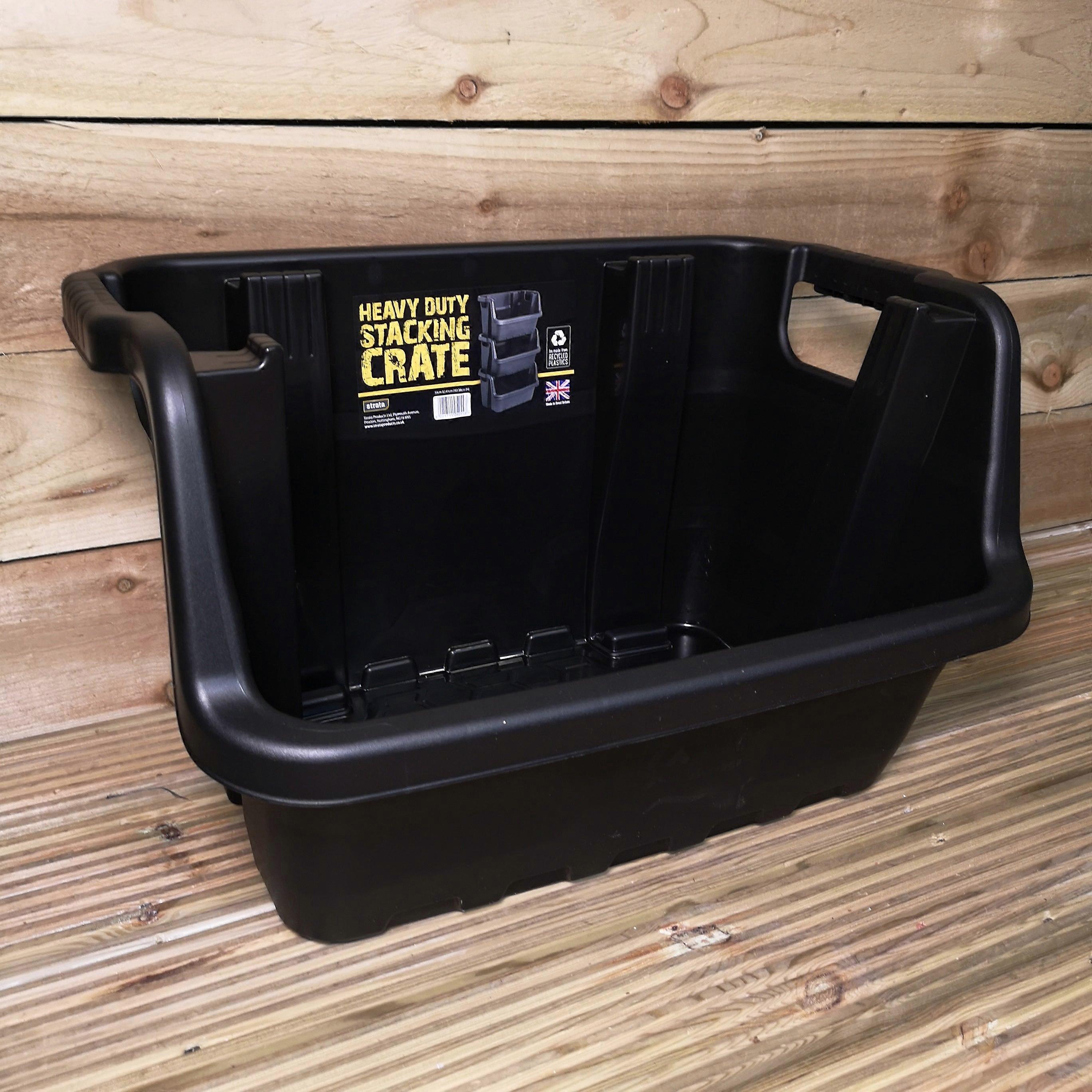 Singular 59 X 41 X 36cm Heavy Duty Stackable Crate / Pick Bin With Handles