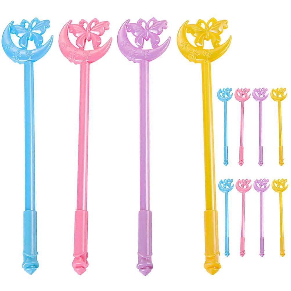 12pcs Simple Butterfly Gel Pens with Moon Design Comfortable Writing Tools for Teens, School, Office & Parties