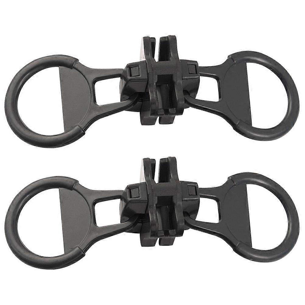 2pcs Detachable Plastic Zipper Pull Sliders Replacement for Luggage, Backpacks, and Clothing – Durable, Smooth Sliding Heads