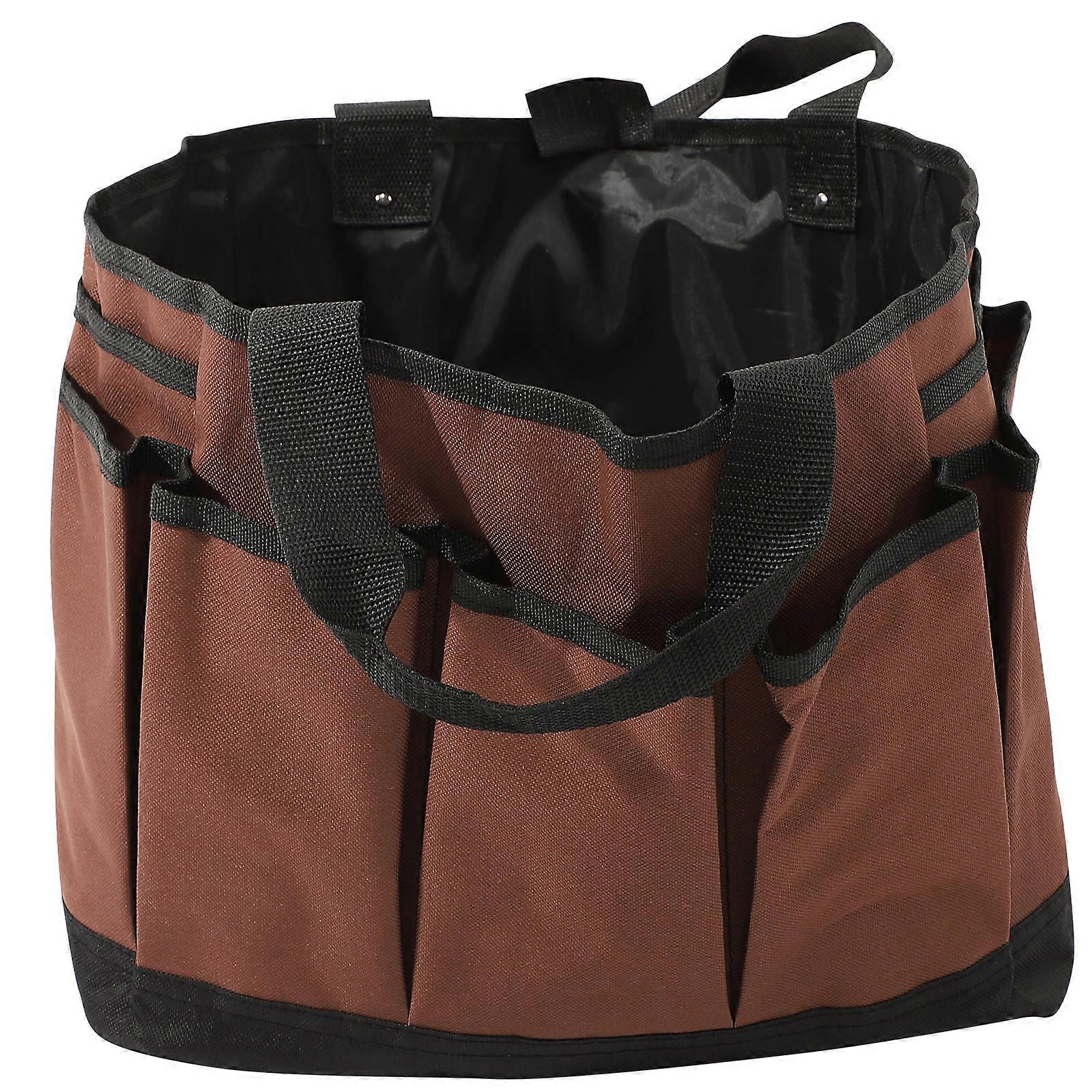 Gardening Tool Organizer Bag Large Capacity Gardening Tool Storage Bag Handheld Gardening Tool Storage Pouch For Adults 24x28x36cm Rectangular 1Pack