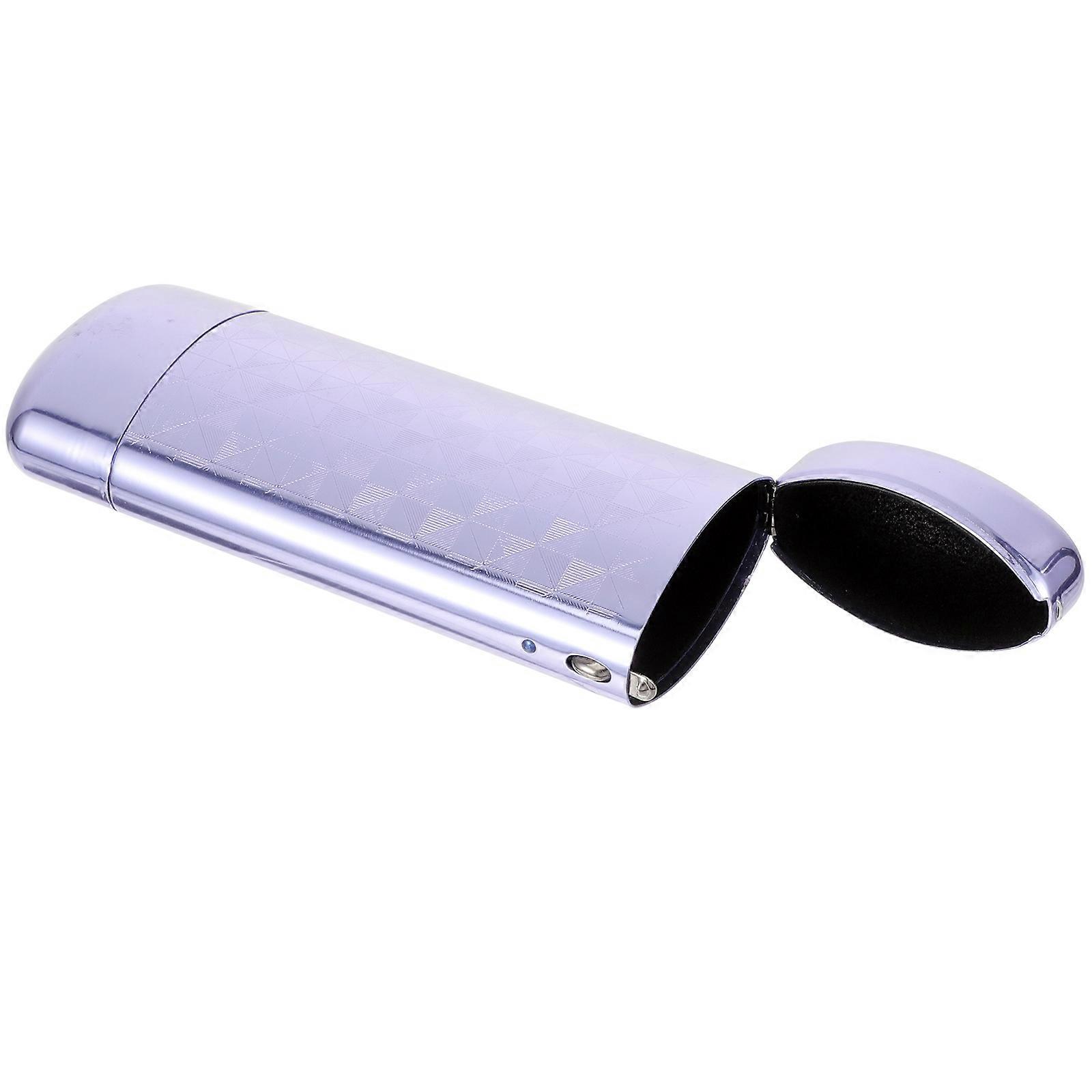 Sunglass Travel Box Aluminum Sunglasses Organizer Protect Lenses Daily Use Rectangular Simple Eyewear 1Pcs
