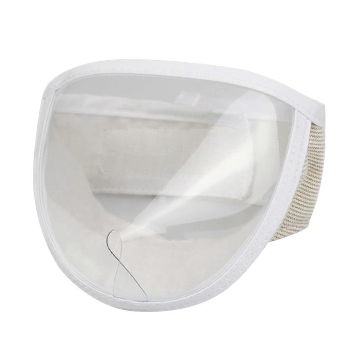 Transparent Cat Grooming Muzzle Breathable Kitten Mask Adjustable Head Circumference For Bathing And Nail Clipping