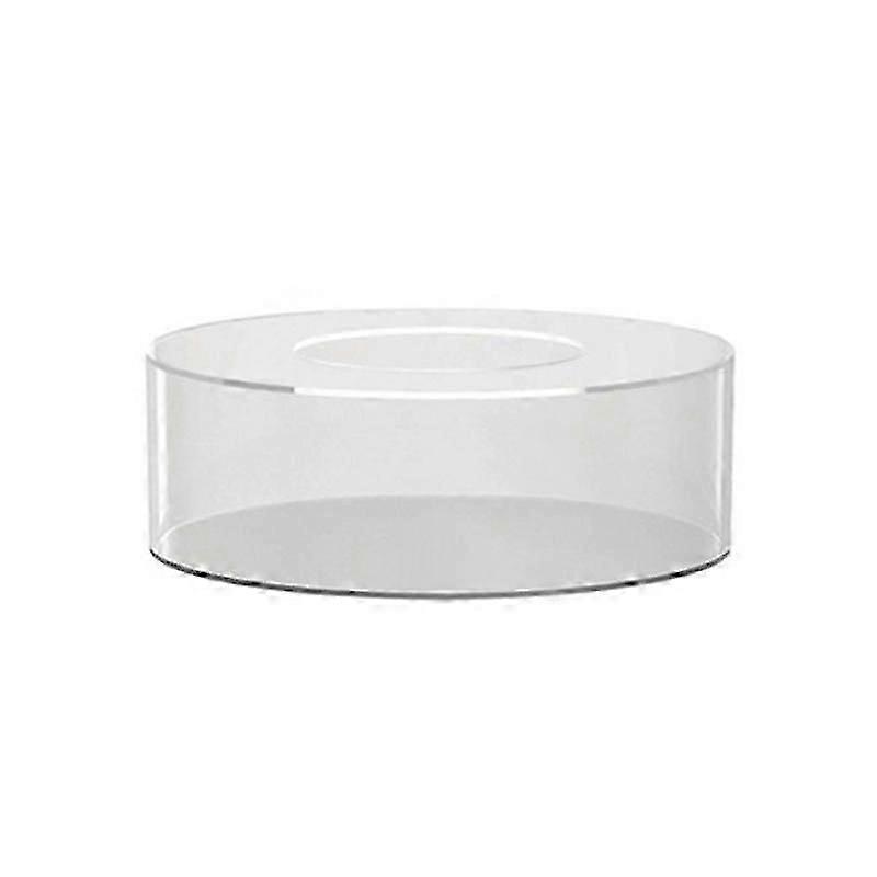 Acrylic Cake Display Board Round Cake Display Tray Diy Cake Refillable Board Base Clear Cake Stand Tools, rond 20x20x5cm
