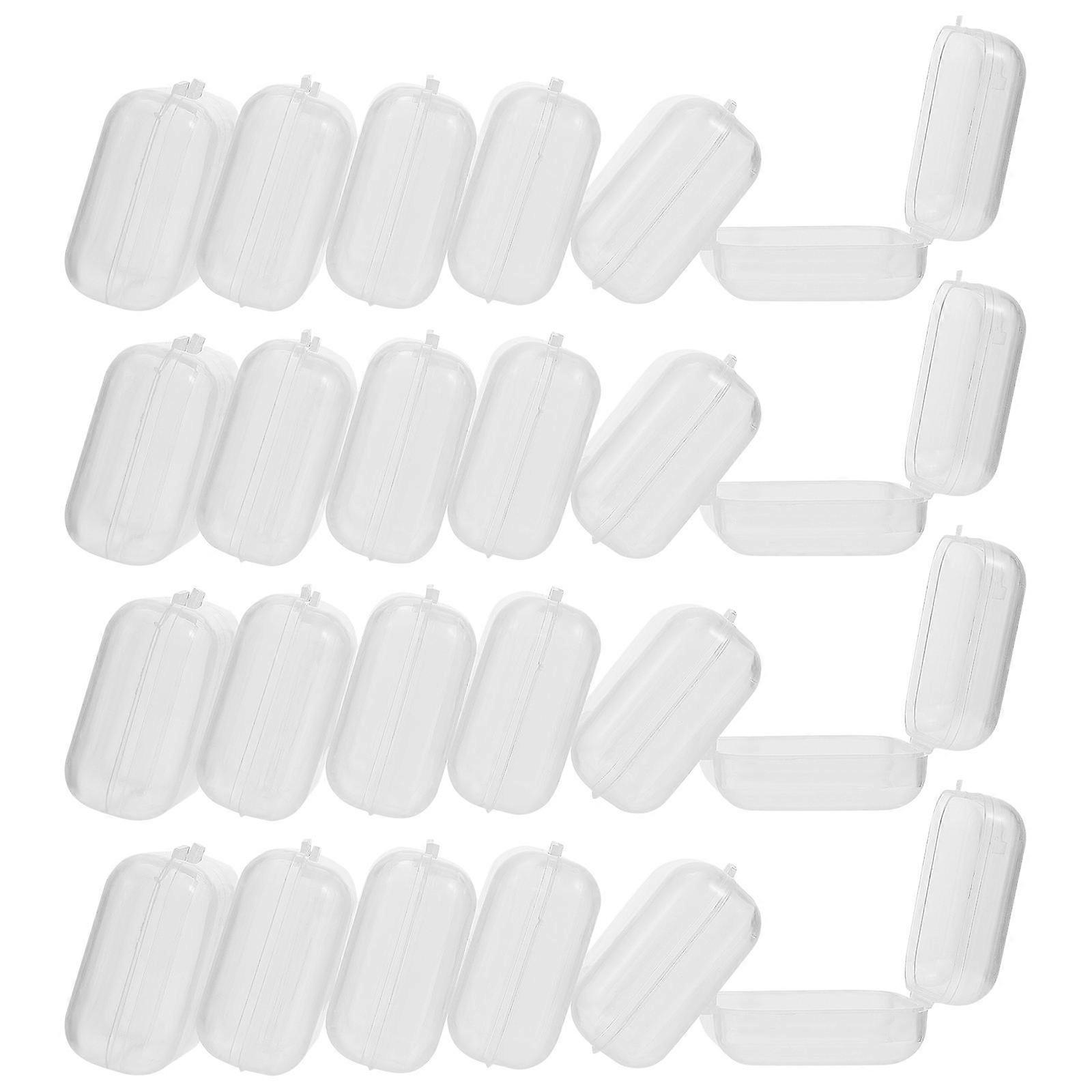 Fishing Hook Organizer Transparent Mini Jewelry Storage Containers For Organizing Small Items General Users 100Set