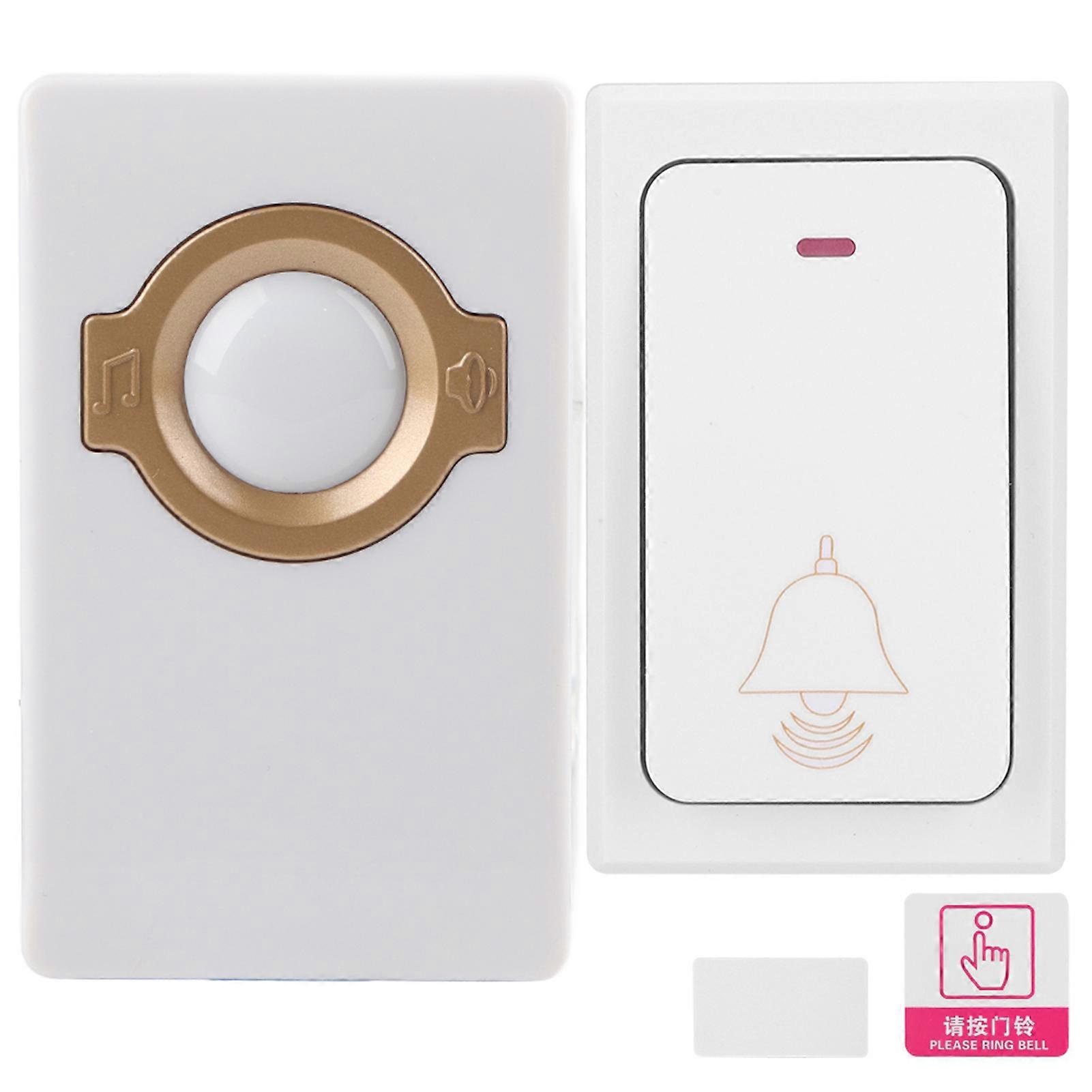 Wireless Doorbell Set Selfpowered Remote Button Receiver