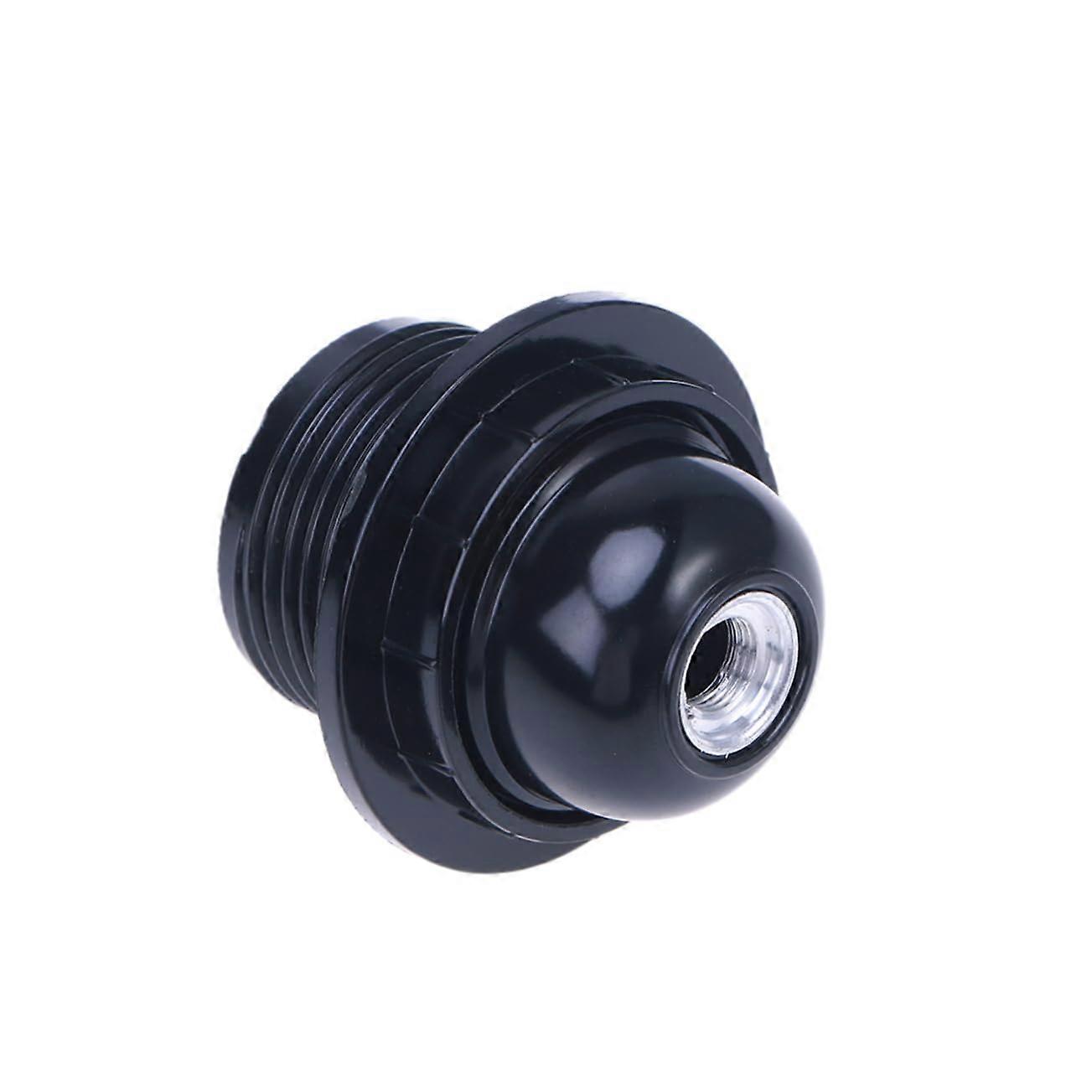 E26 Lamp Sockets 10-Pack Self-Locking Black Round Design Easy Installation for Light Displays