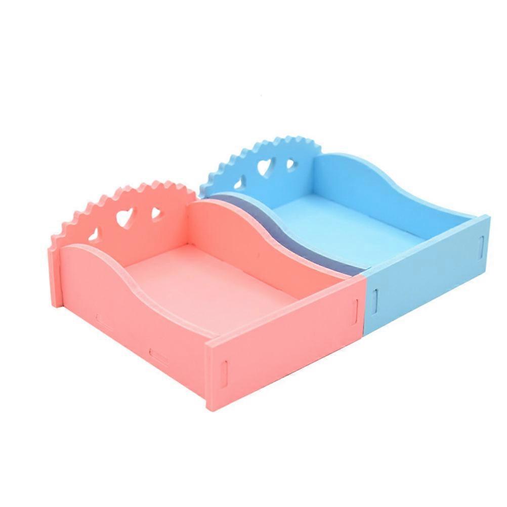 Cooling Mat for Hamsters Living Supplies Rectangular Shape Pink 13.5x10.5cm Summer Cooling Bed Nest 2Set