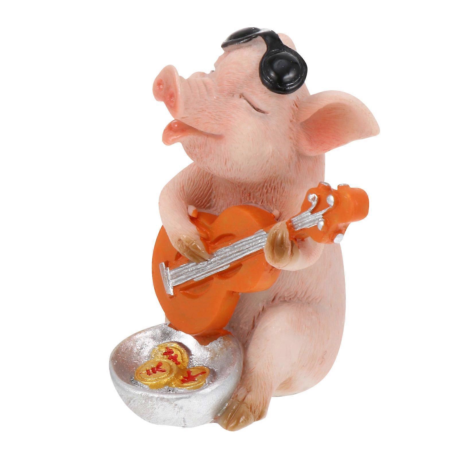Cute Piggy Landscape Ornament   Durable & Safe Decor for Home and Shops with Adorable Design and Warm Atmosphere