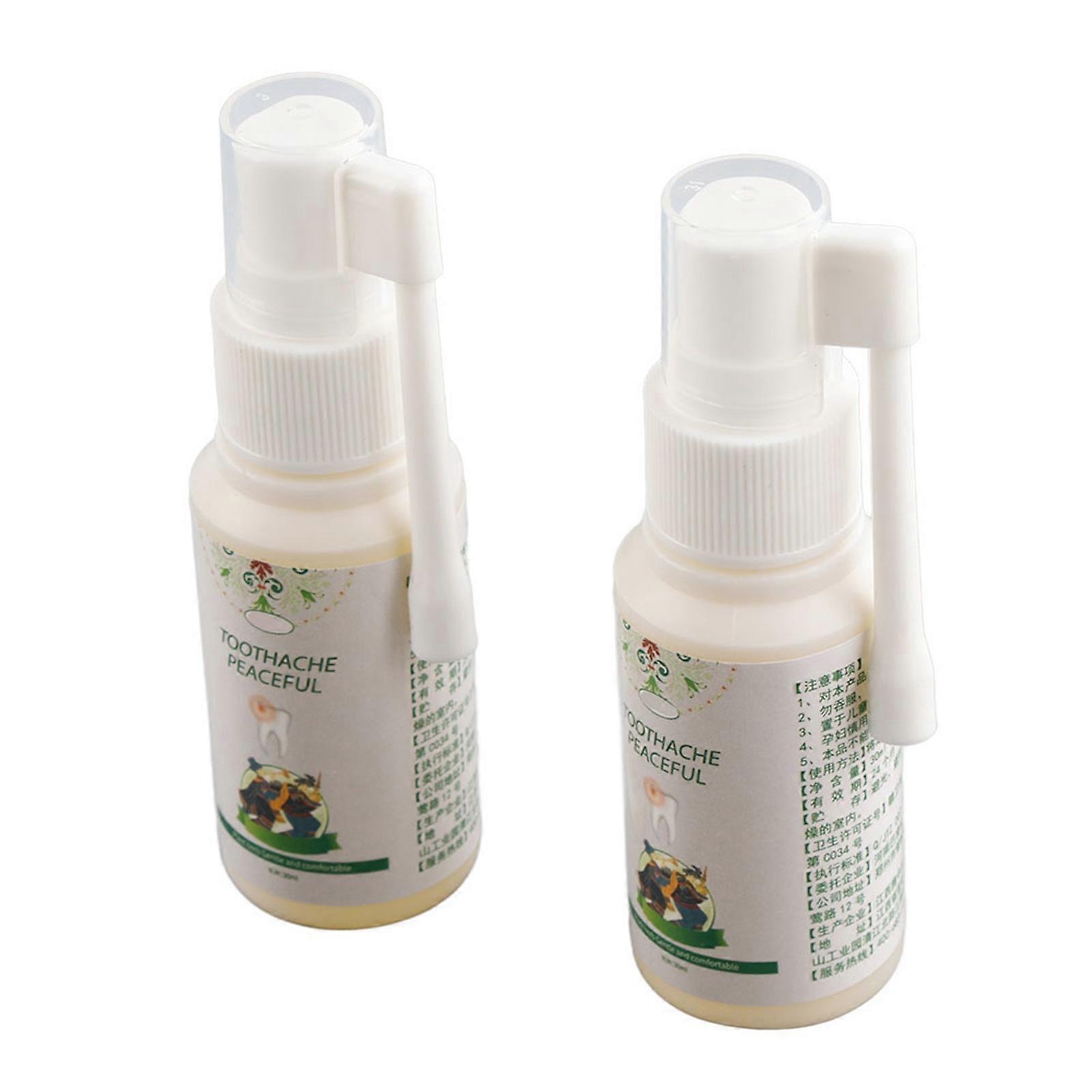 2pcs X 30ml Mouth Freshener Spray Antibacterial Spray Improve Mouth Ulcers
