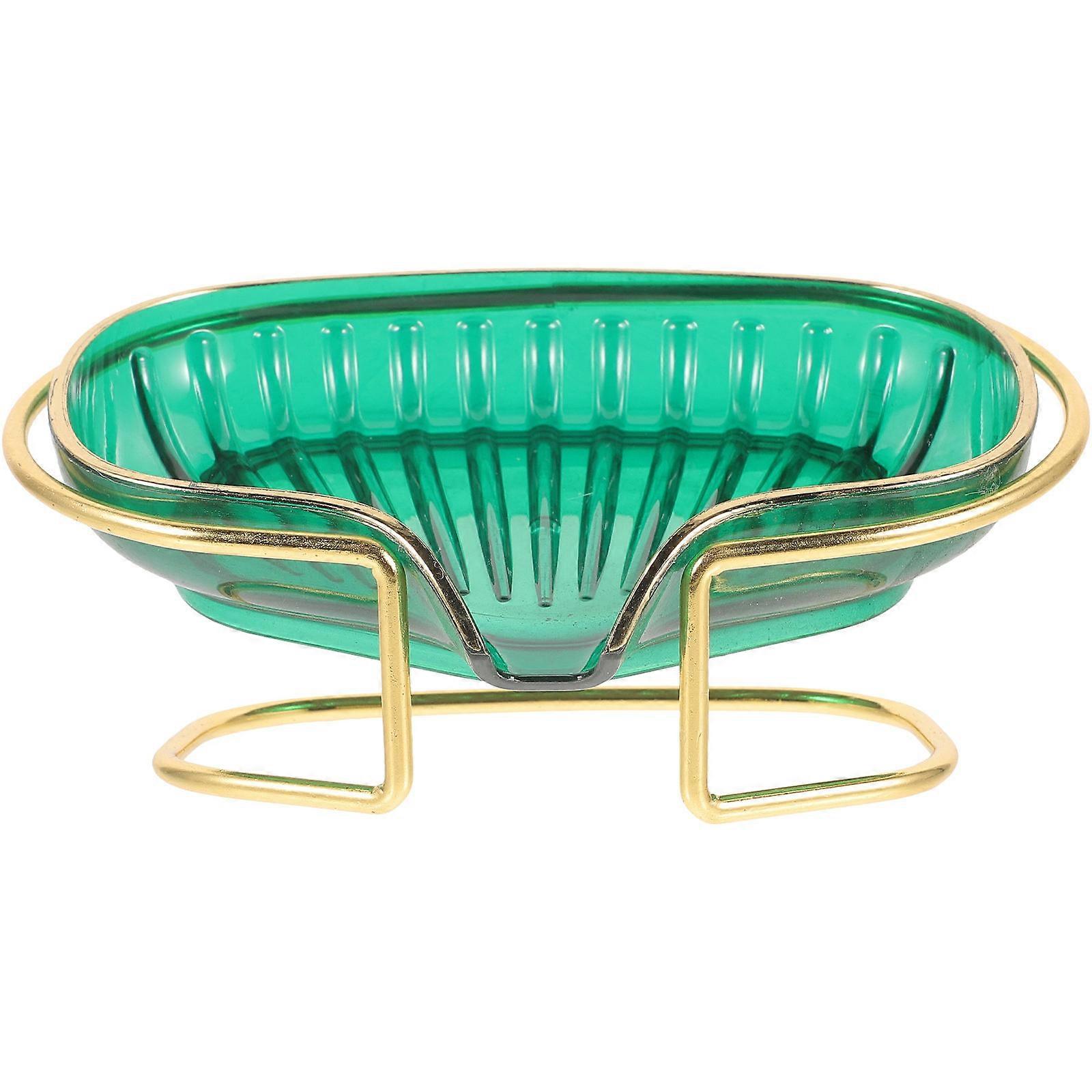 Transparent Soap Dish Unique Shaped Soap Holder Household Draining Tray