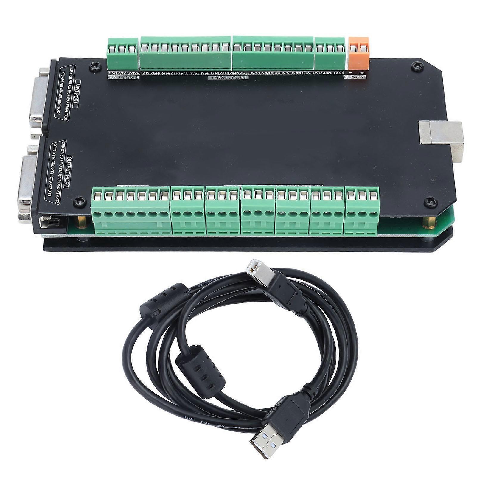 Placă de controler de mișcare CNC Interfață USB Motor pas cu pas Driver Modul de control al driverului cu cablu3 axe