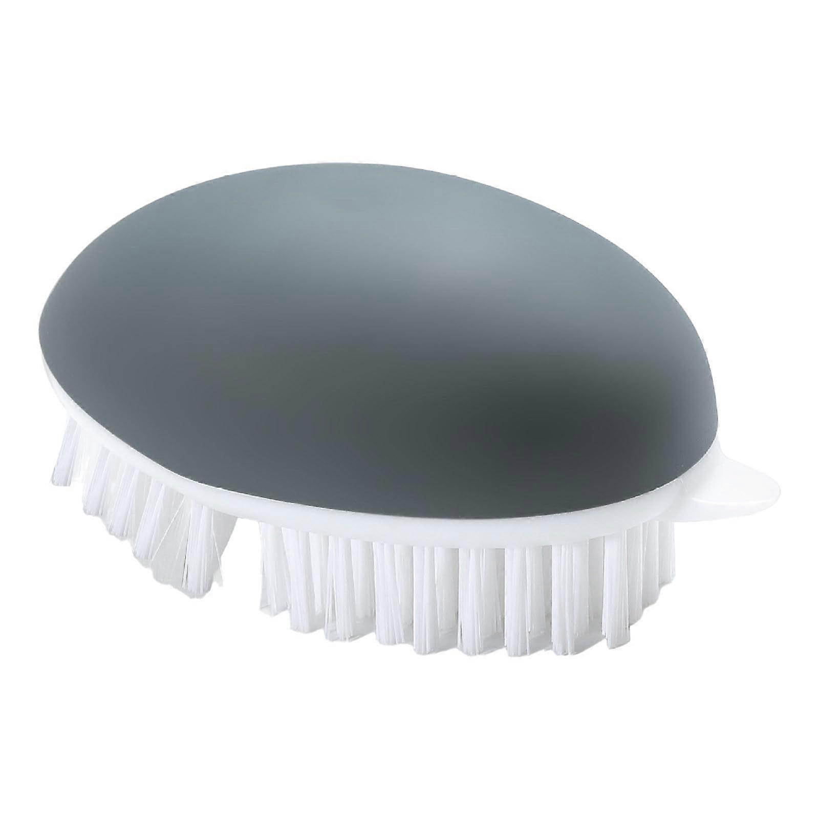 Window Frame Cleaner Brush, NonSlip, Flexible, Hard, Grey 9.9x5.8x5.3cm