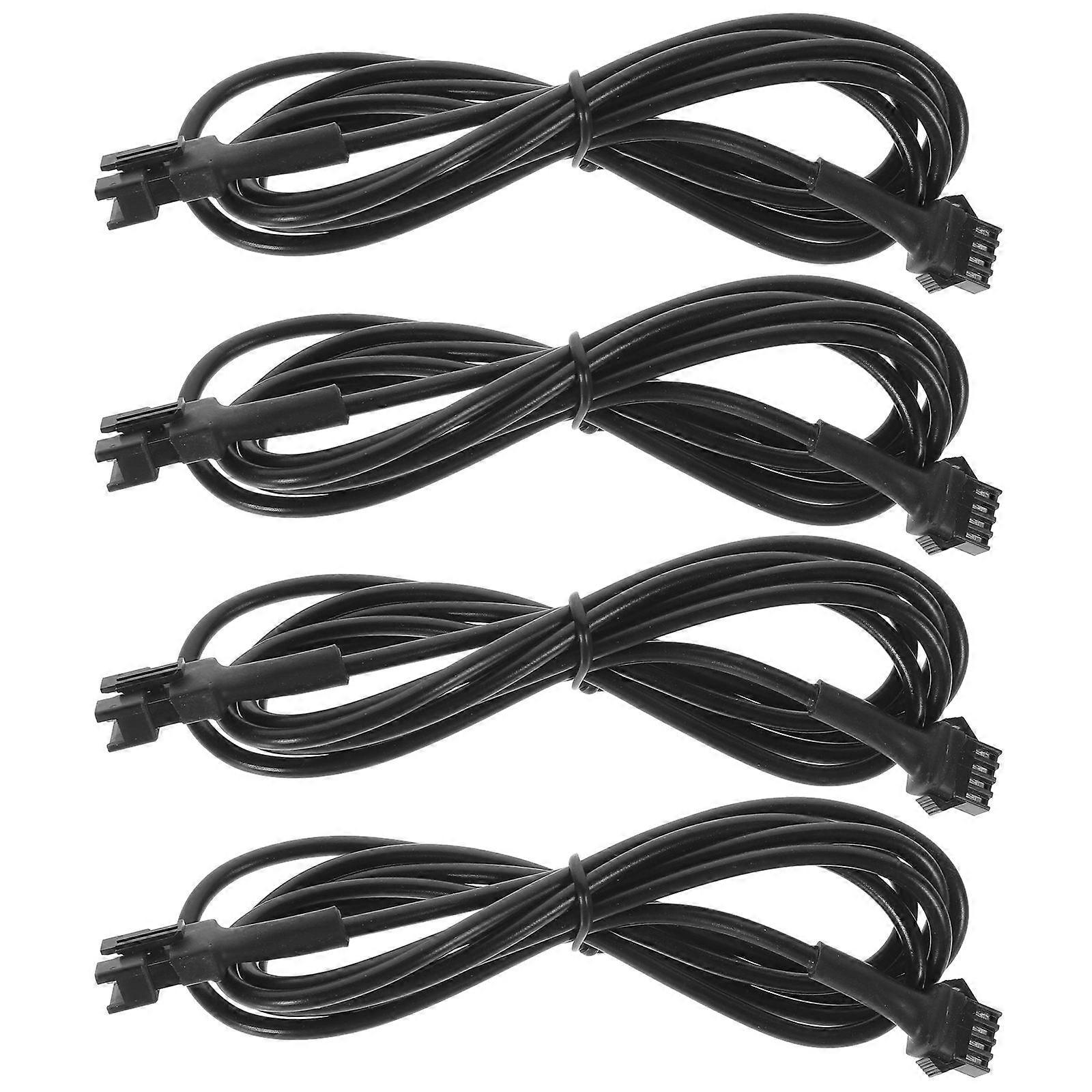 Extension Cable Set for Neon Light Strips – 4PCS Durable Pin Wires for Lighting & Various Setups – Easy Installation