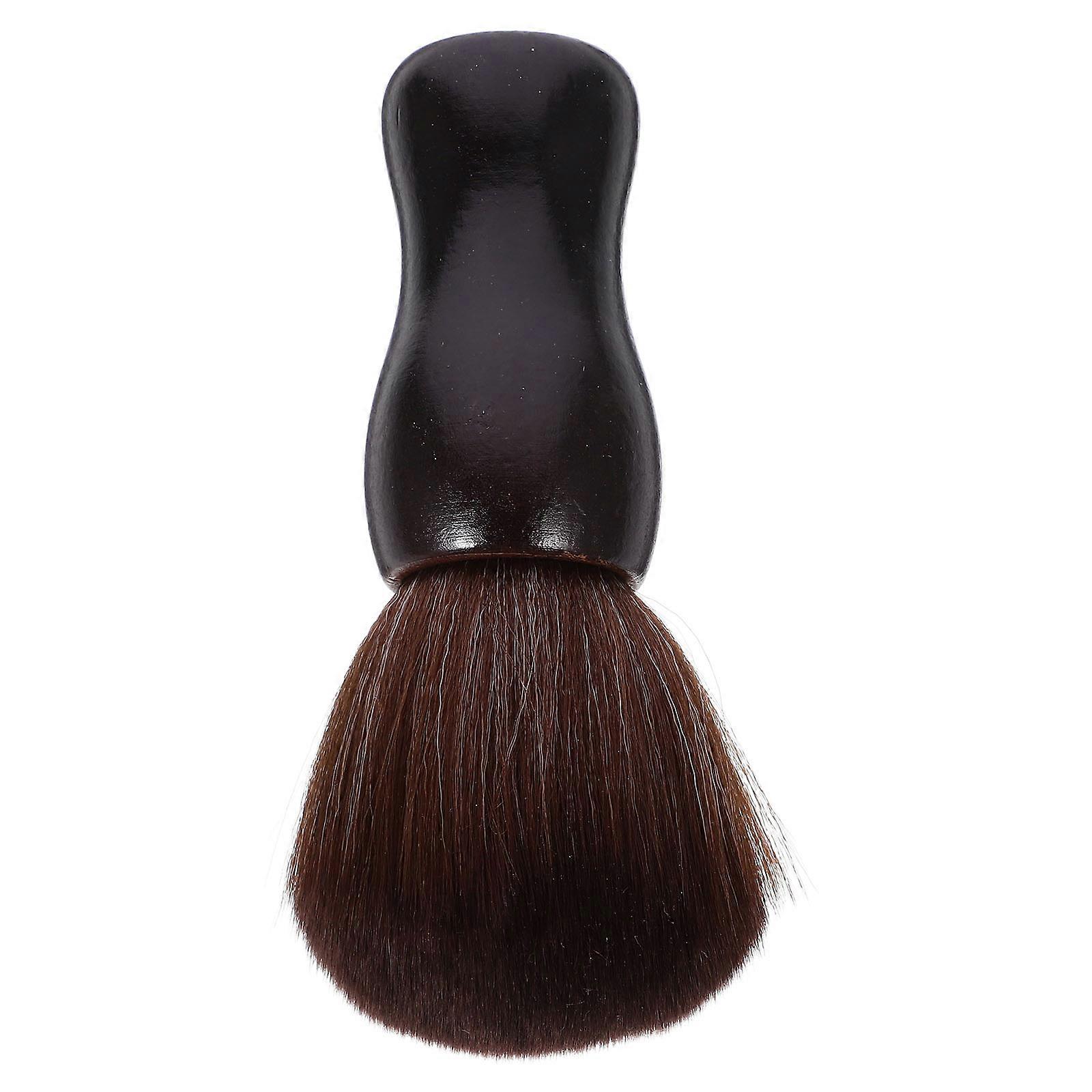 Ergonomic Salon Barber Brush for Hair Cleaning, Ideal for Neckline and Ears Use in Hair Salons