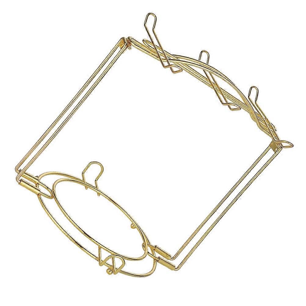 Golden Stainless Steel Cup Holder for Home Use with Stable Base and Detachable Design 1 Piece