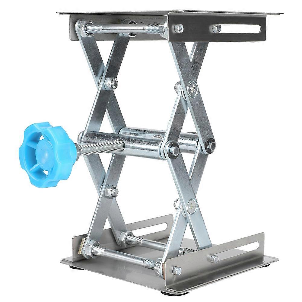 Stainless Steel Manual Adjustable Lab Stand Table Laboratory Lifting Platform Experiment Tool