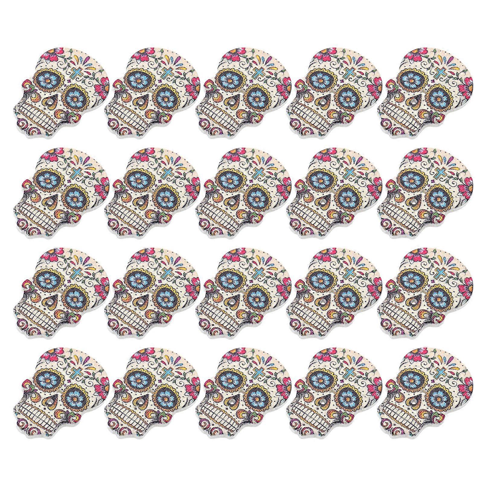 Colorful Buttons Large Decorative Buttons Diy Decoration Button Replacement 2.5X2Cm 50Pcs