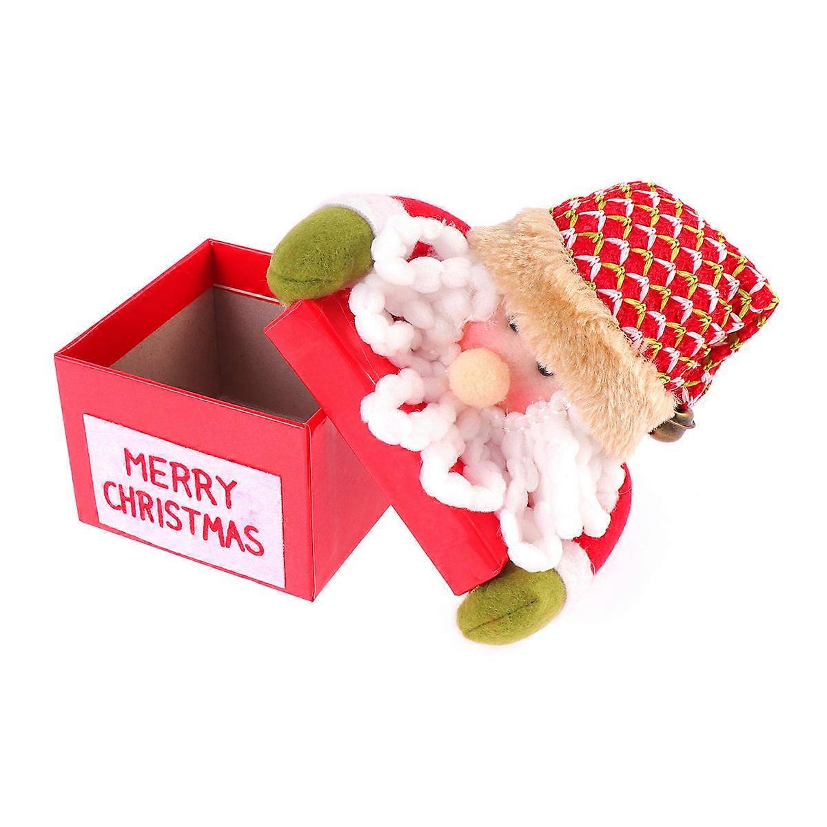 Baking Biscuits Packing Boxes Decent Style Christmas Fabric Material Multi 14*13*8cm 1Pack