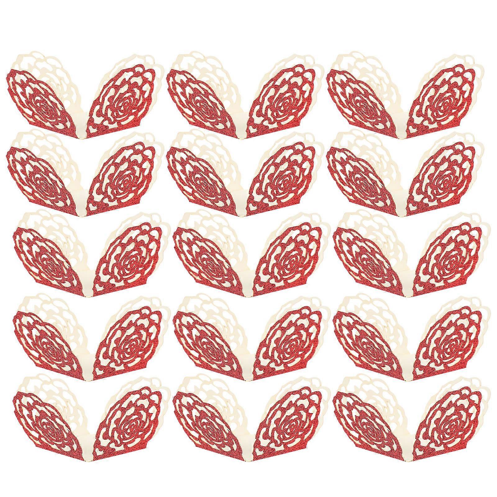 Candy Cups Chocolate Packaging Flared Shape Party Prevent Damp 50Pcs