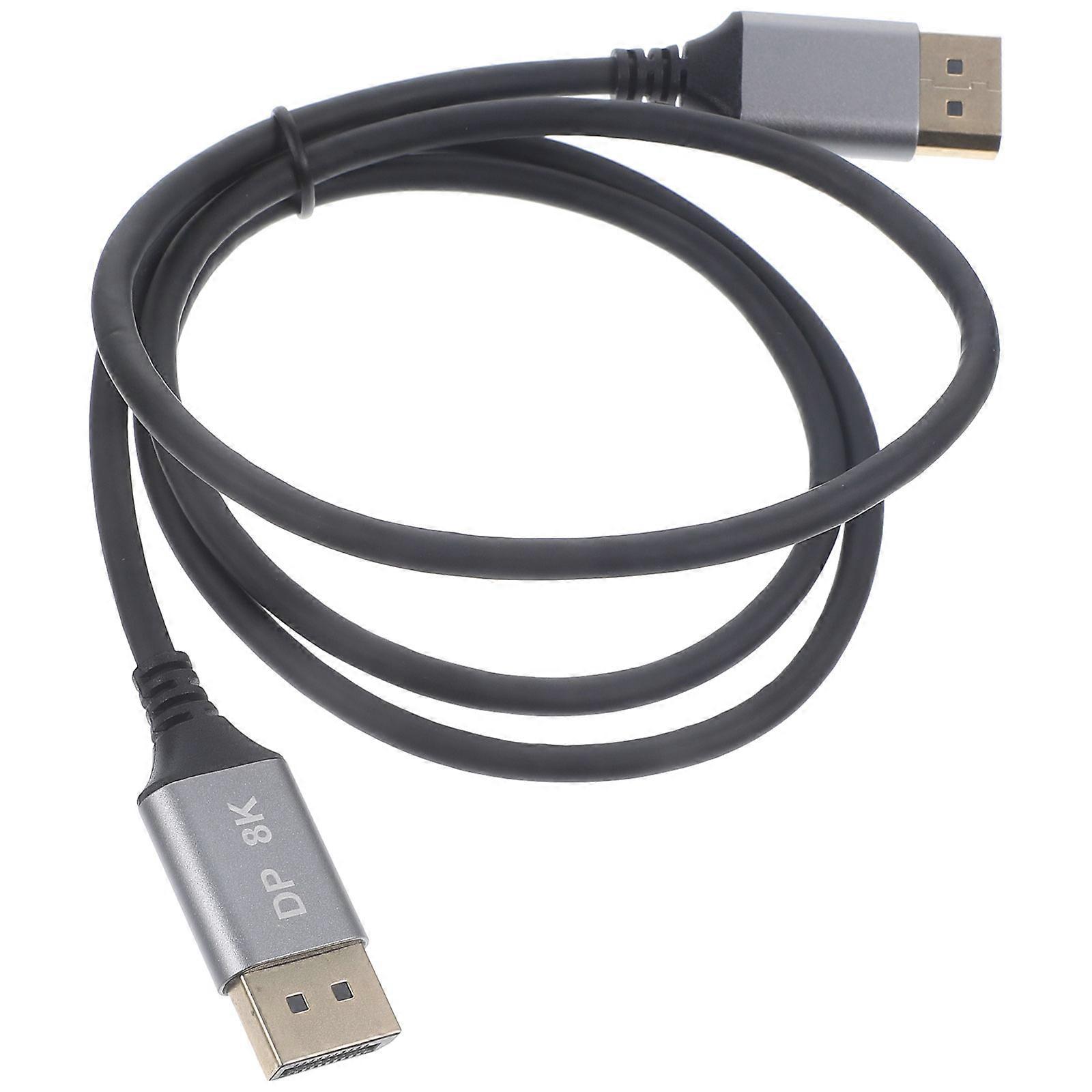Portable Monitor Cable High Speed Displayport Cable Workplace Setup 1m Simple And Precise Appearance 1Set