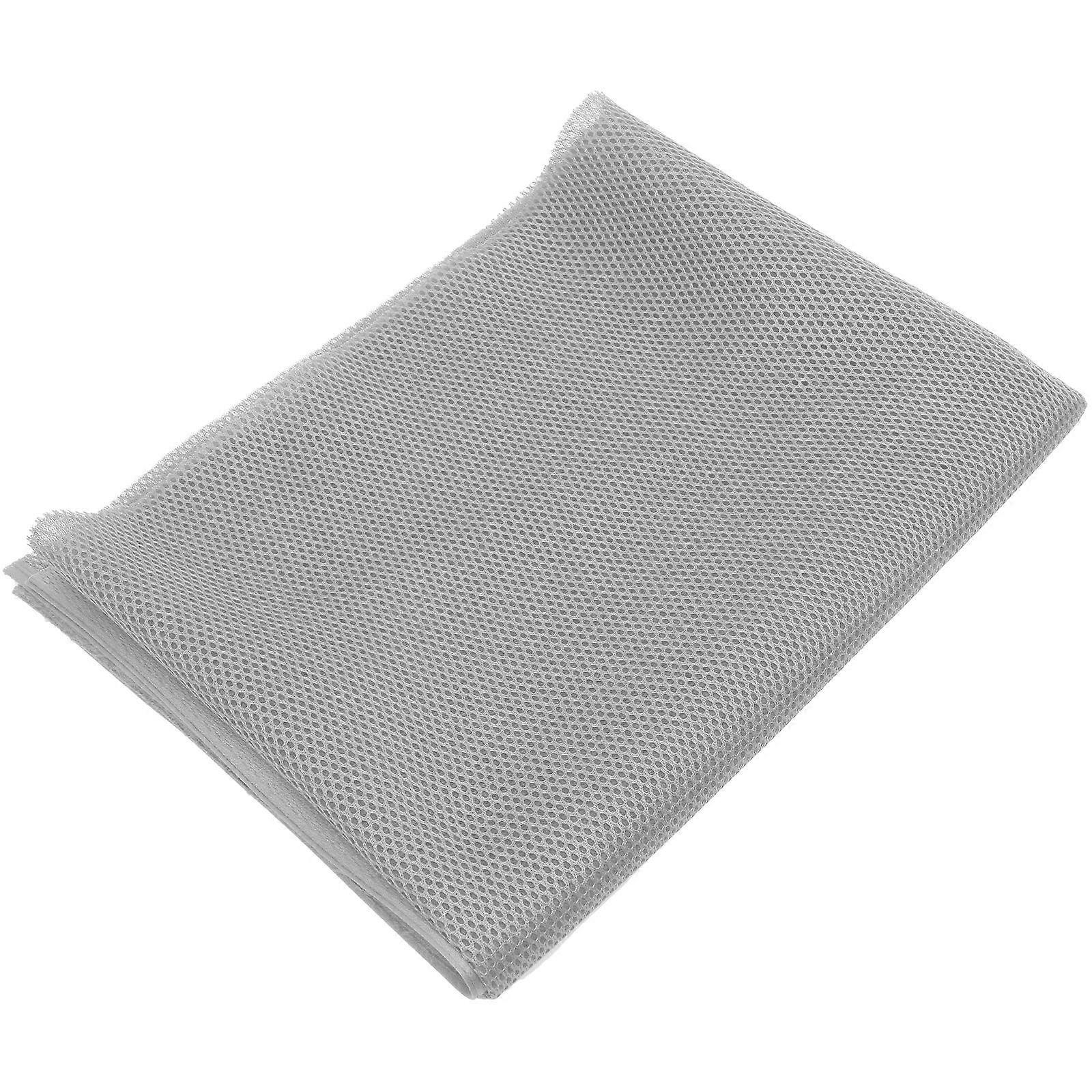 Silver Speaker Grill Cloth Breathable Mesh Fabric for Speaker Protection and Repair