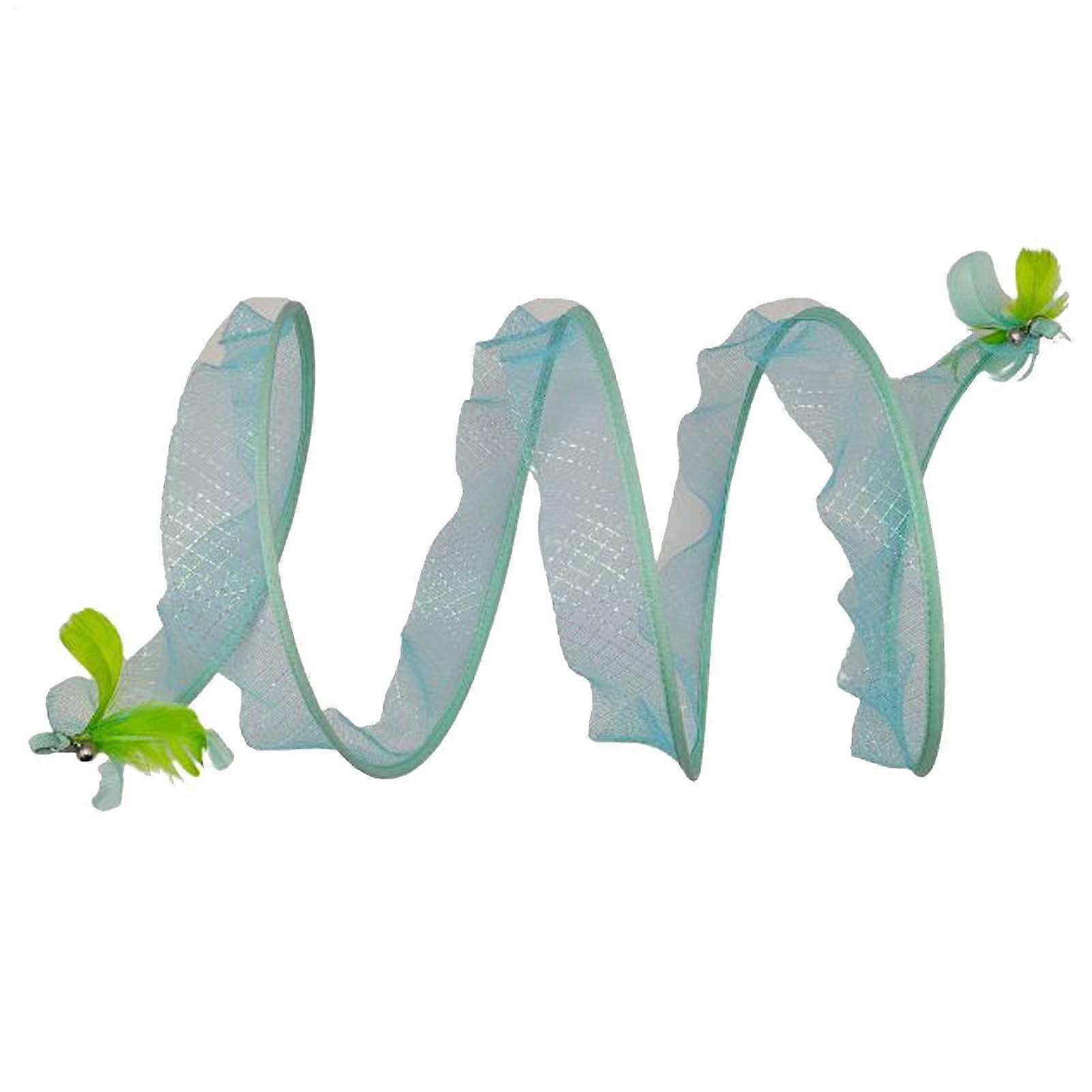 Cat play tunnel, Sshaped pet tube with spring bell for exercise and training