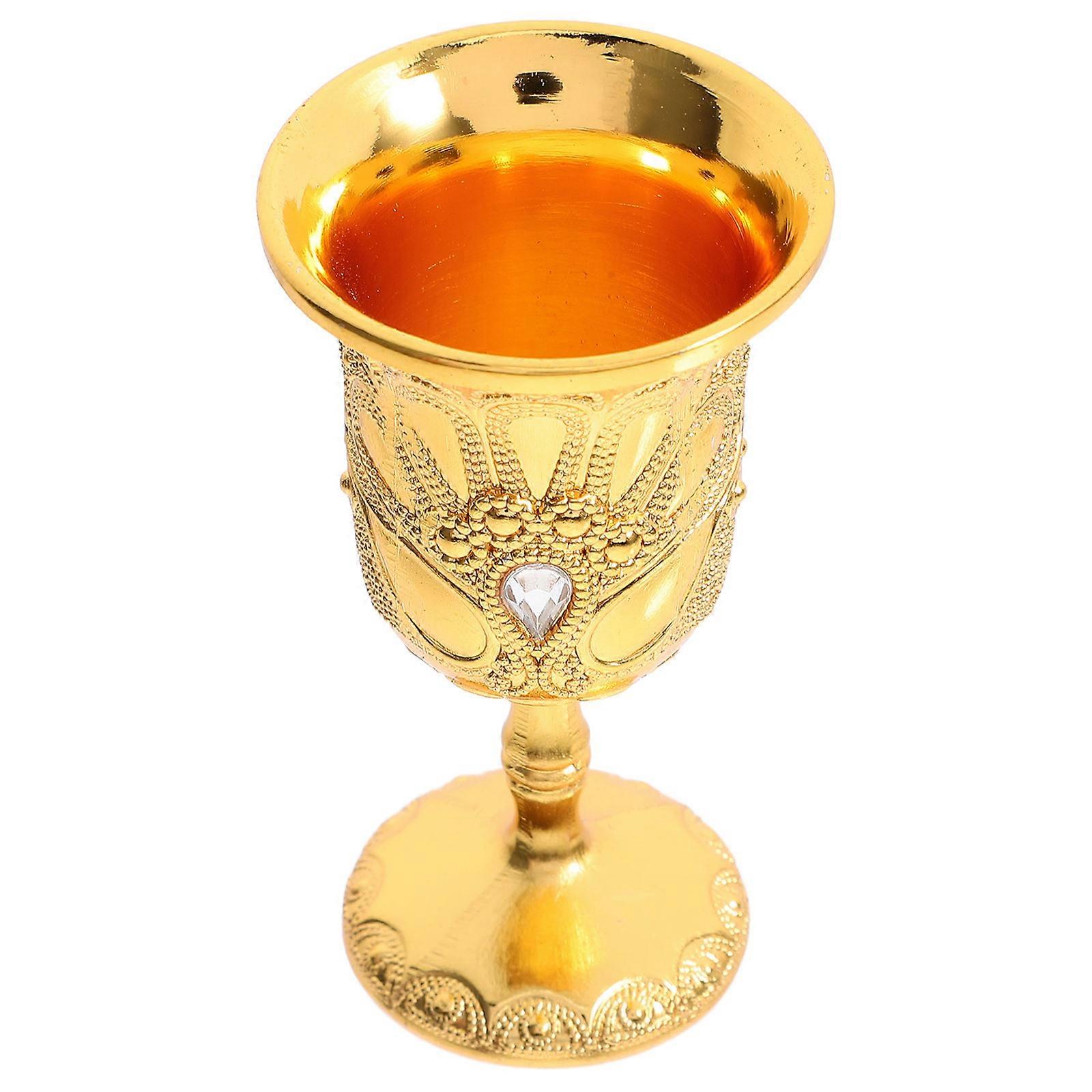 Drinking Goblets Vintage Metal Goblet Copper Wine Tasting Enhancement 1Pcs