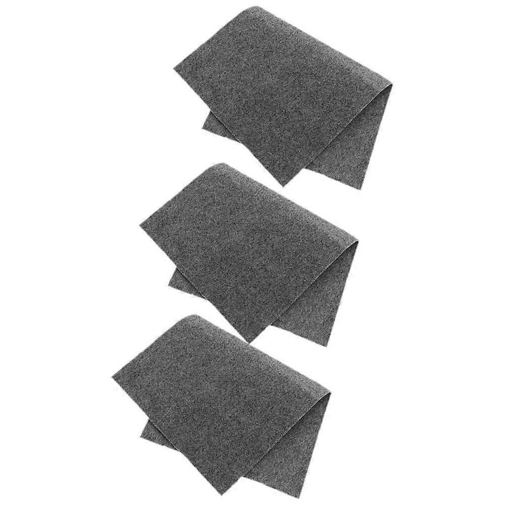 Grey Reptile Carpet for Pet Cage Liners Made of Polyester Wear Resistant and Practical 3 pcs