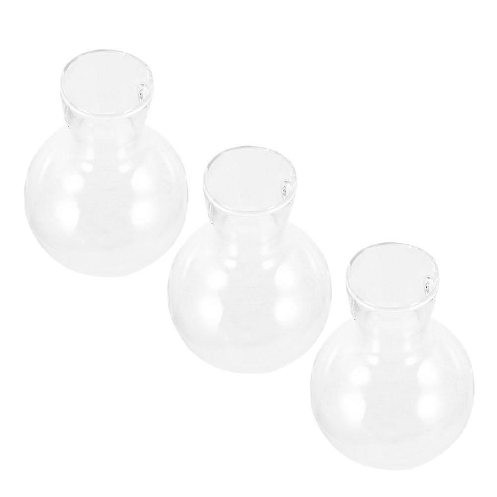 Here's a polished and professional product description for your **3pcs High Borosilicate Glass Propagation Vases with Wooden Stand**:

 

### 🌿 3