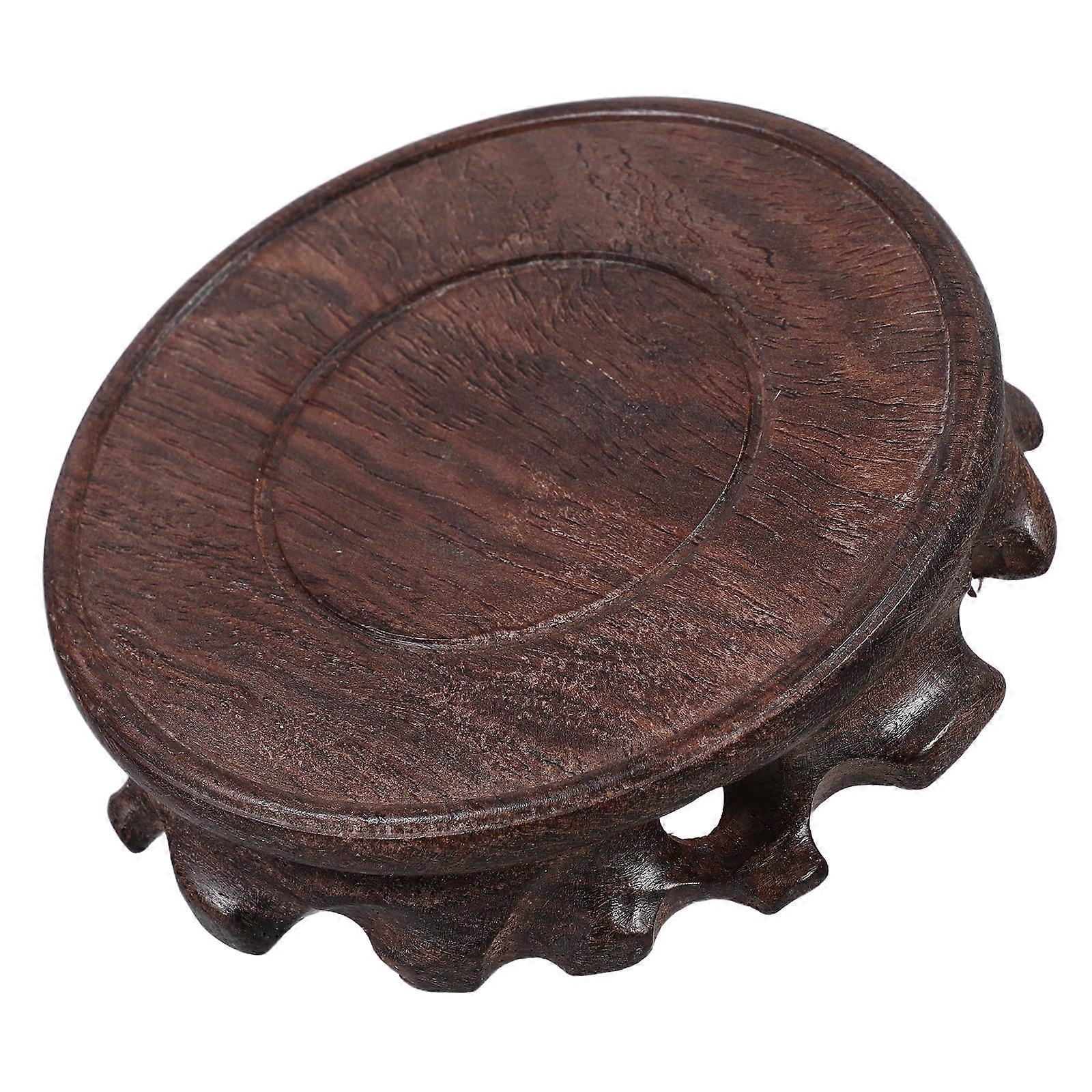 Wooden Display Stand for Home Brown Versatile Design Stable .5X10cm