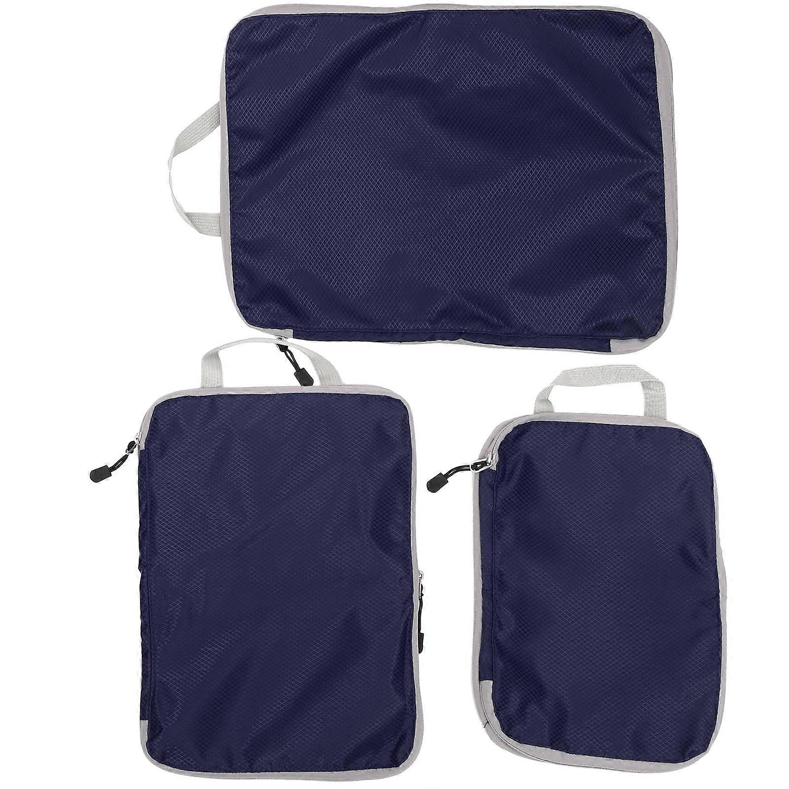 3pcs Portable Travel Organizer Cubes for Household Packing and Home Storage Bag