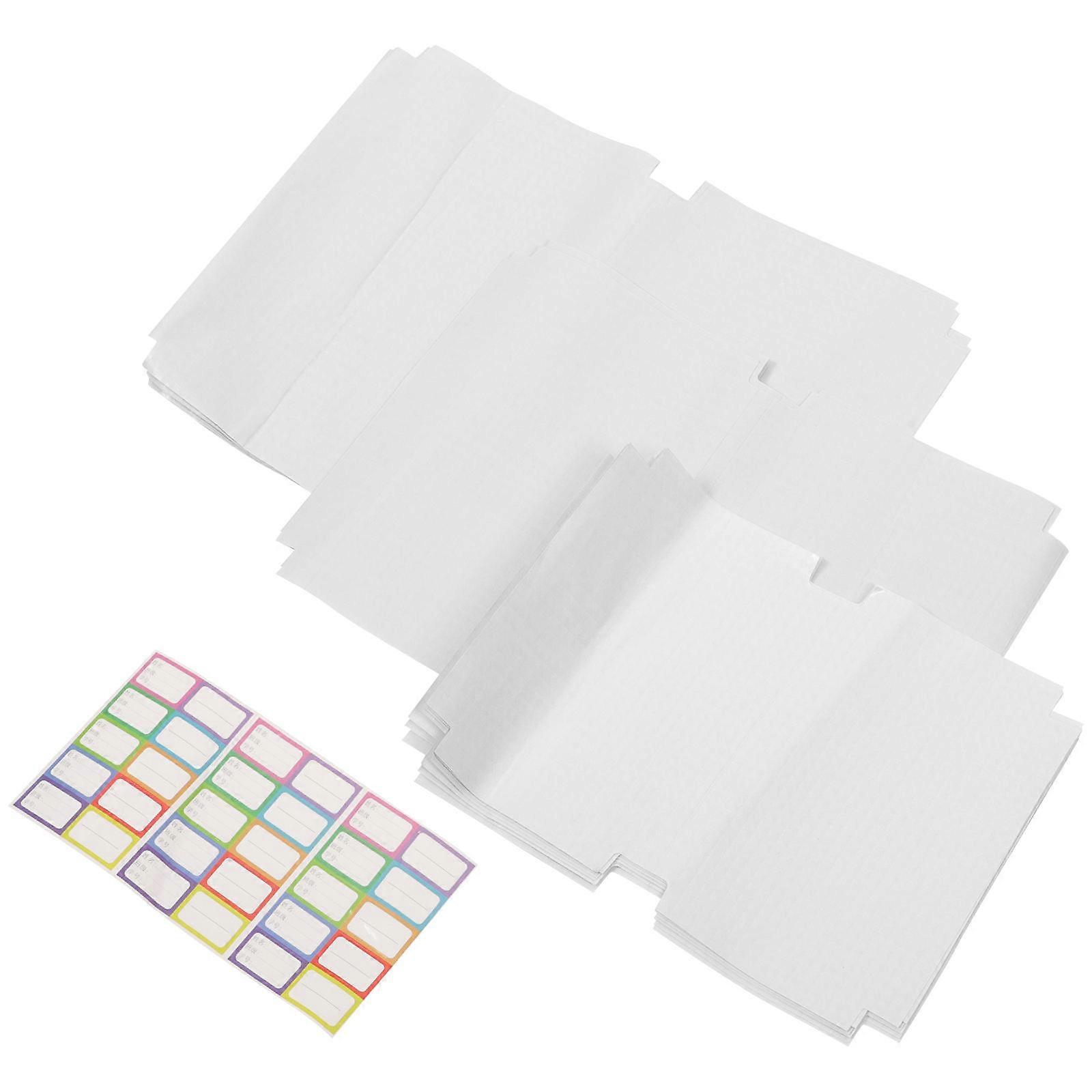Transparent Self Adhesive Film Book Cover For School Use Suitable For Students Boys Girls Available In 1 Set Of 30Pcs With Waterproof Features