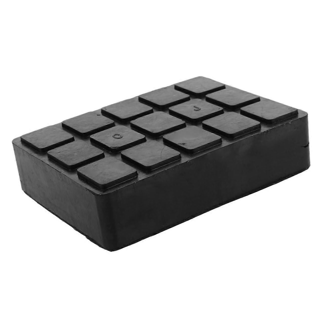 Rubber Pad for Car Lift Clamp Block - Black Rubber Jack Pad Compatible with Floor Jacks and Lifting Equipment