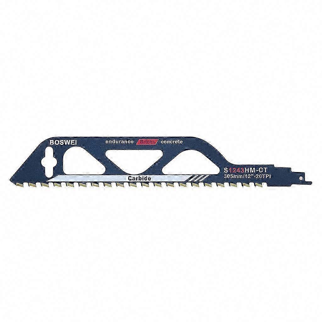 S1243HM Demolition Masonry Reciprocating Saw Blade for Cutting Brick Stone with Cemented Carbide Teeth Blades