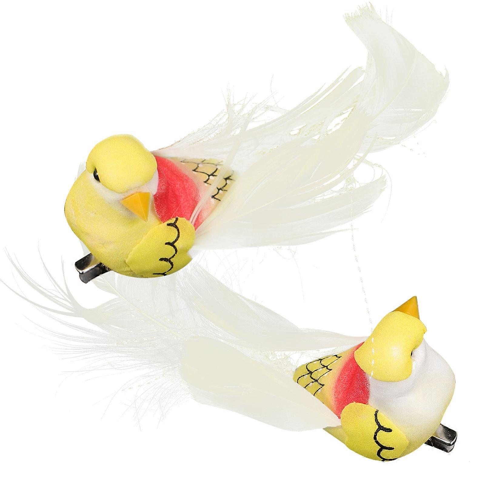 Garden Layout Enhancements, Artificial Feathered Birds for Cheerful Atmosphere