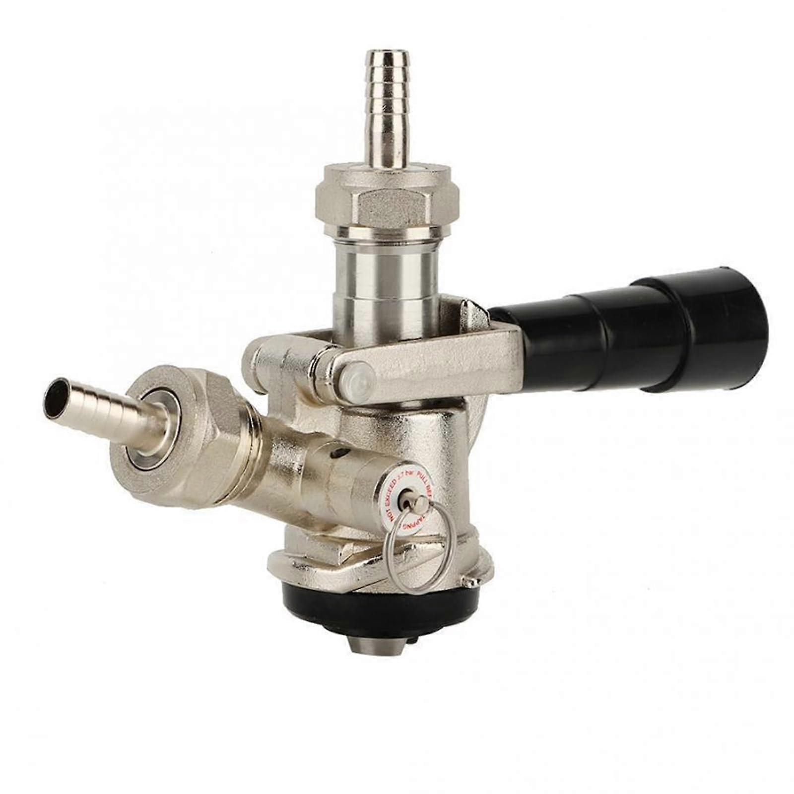 Keg Tap Dispenser with Stainless Steel Probe, Compatible Couplers and Beer Line Connectors for Home Brewing Enthusiasts