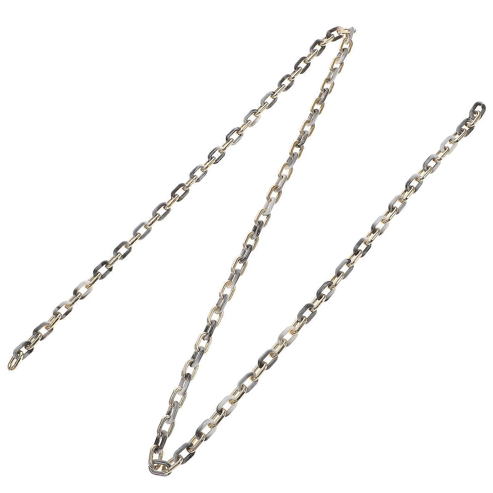 Acrylic Chain for DIY Crafts with Assorted Colors and Rounded Edges Safe to Use for Clothing and Bag Accessories