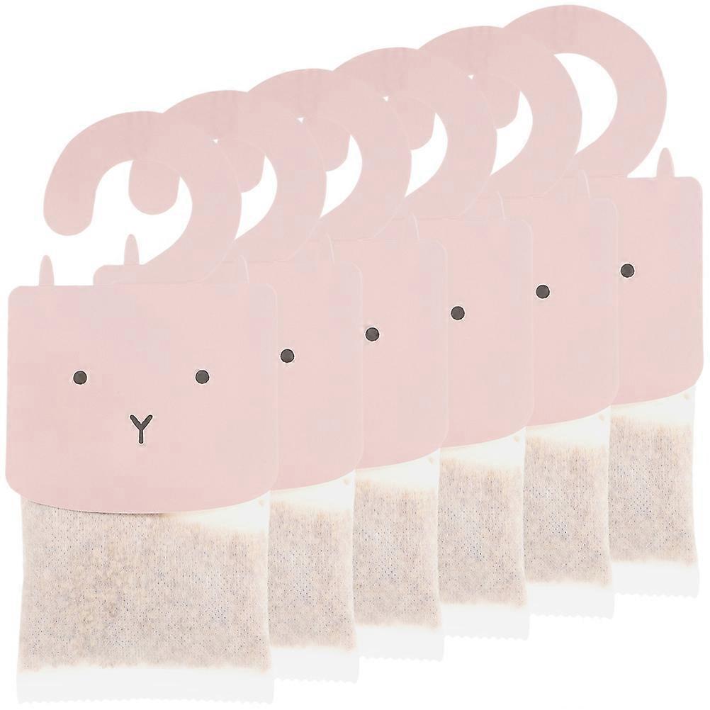 مزيلات الروائح الكريهة درج مضمد للسيارة الداخلية للاستخدام الداخلي تصميم معلق أنيق 6 قطع