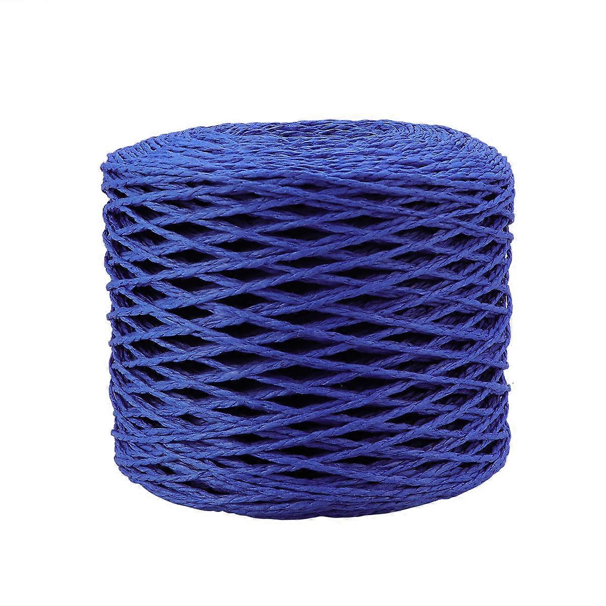 Blue Paper Cord for DIY Craft Projects and Gift Packaging 200m