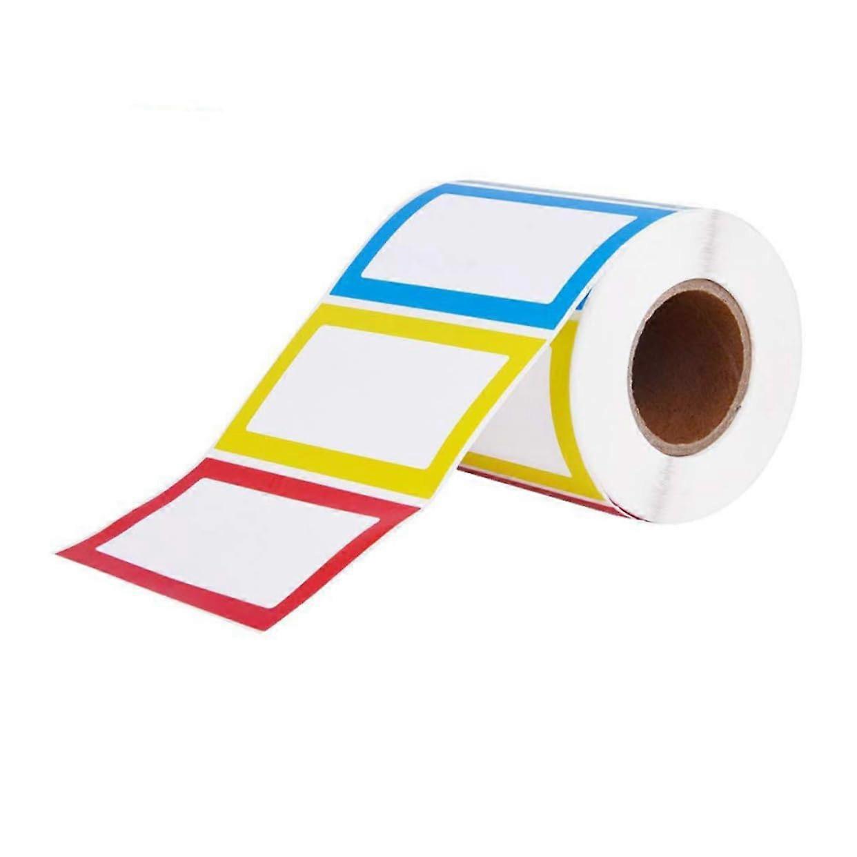 Name Tag Labels Pack Of 150 Coloured Stickers For School, Office And Home; Durable For Long-Term Use