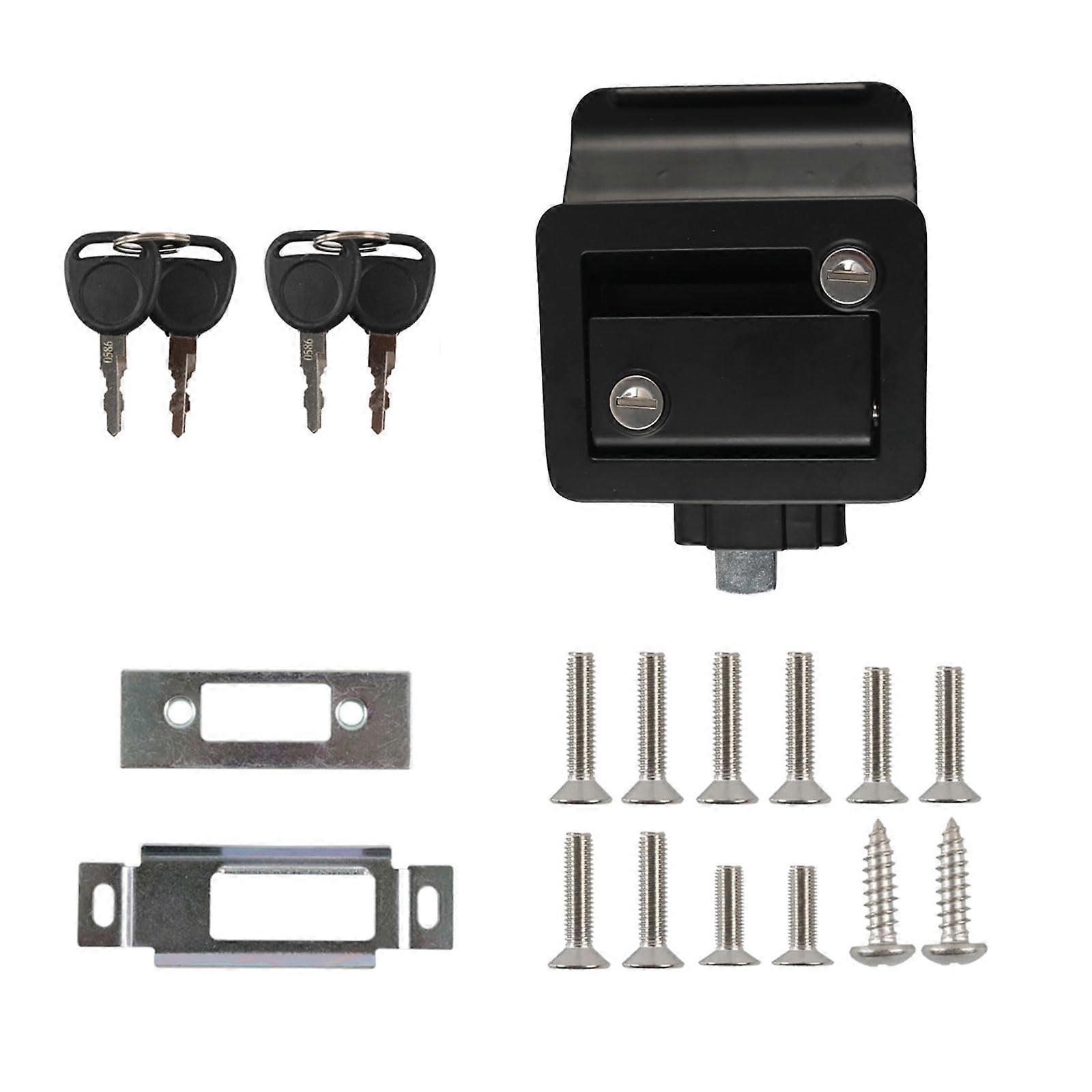 Industrial Door Lock With Paddle Bolts Easy Installation Heavy Duty Durable Door Lock Set High Security For Caravans