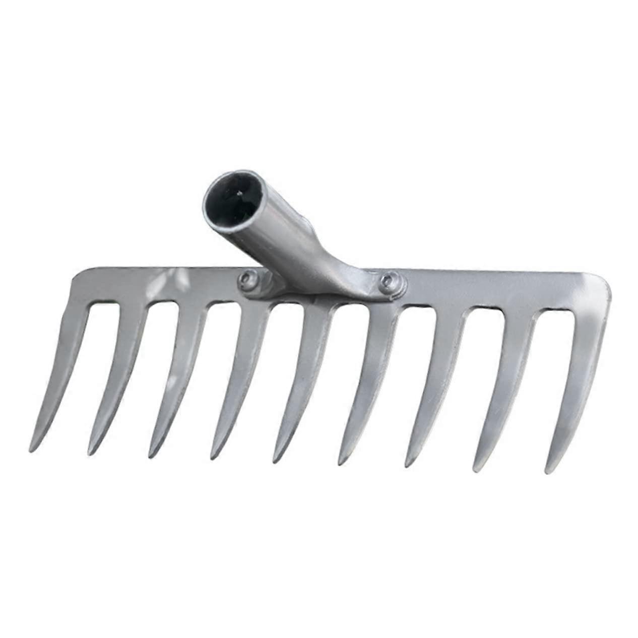 Garden rake head, sturdy soil rake, multifunctional tool for loosening soil