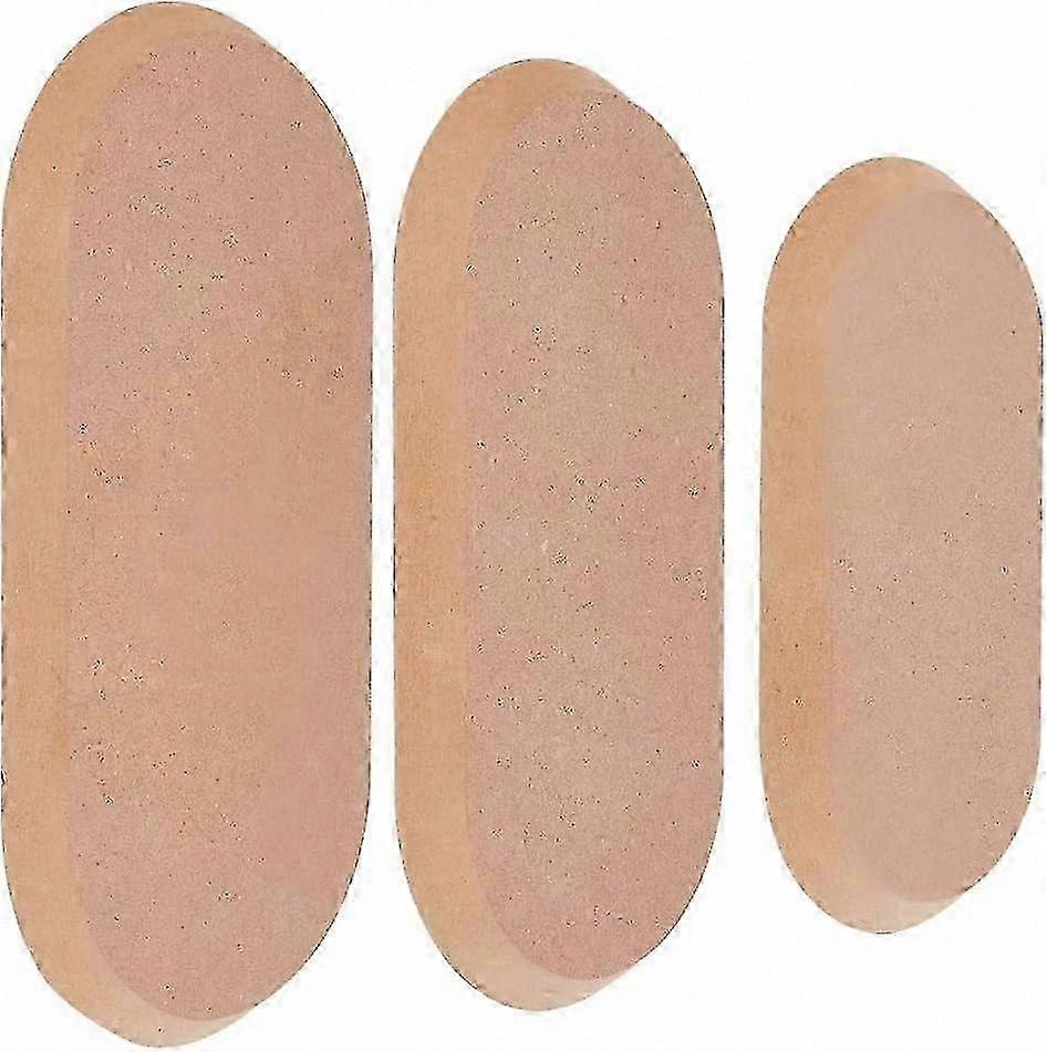 3-Piece Oval Shaping Molds for Clay Crafting, Ceramic and Woodworking Projects, Includes Drying Board for Plate Forming and Pottery Tool Accessories