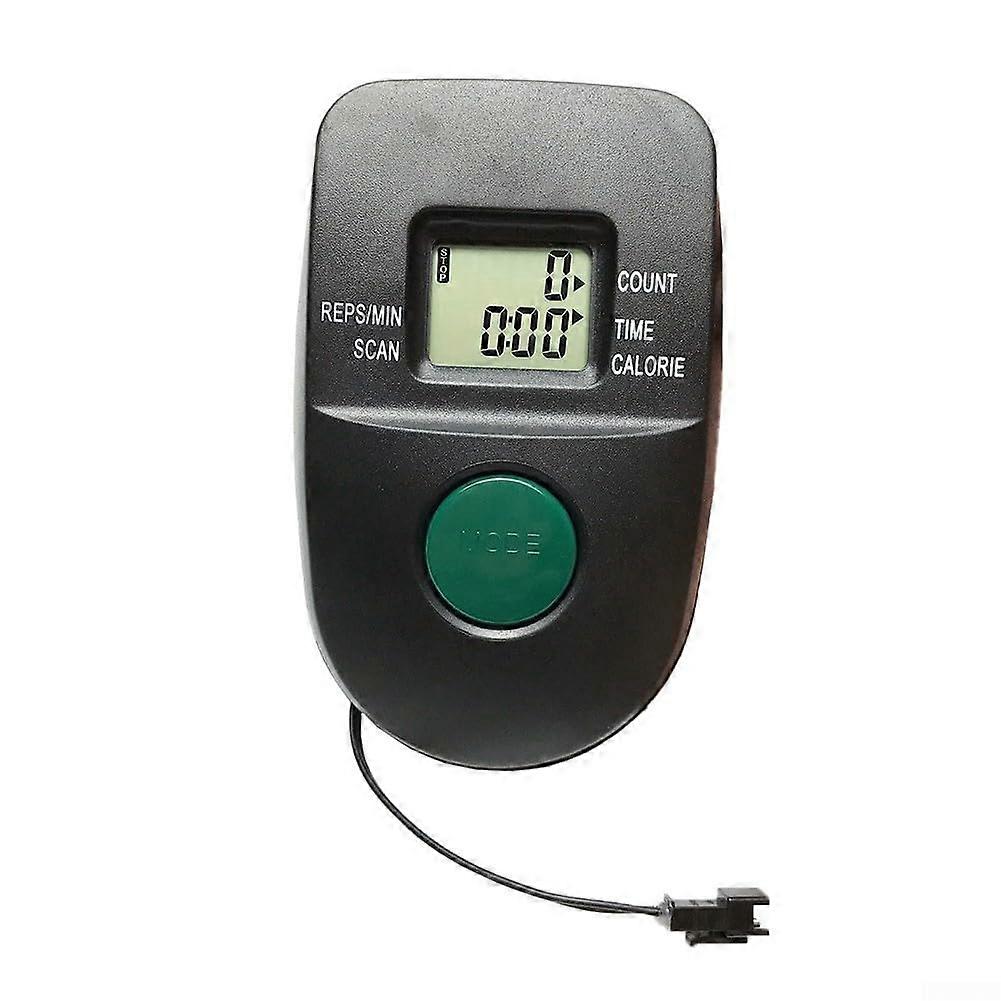 Exercise Bike Monitor, LCD Display Speedometer, Displays Time, Speed, And Calories ABS Plastic 2 Pins Female Connector For Stationary Bikes