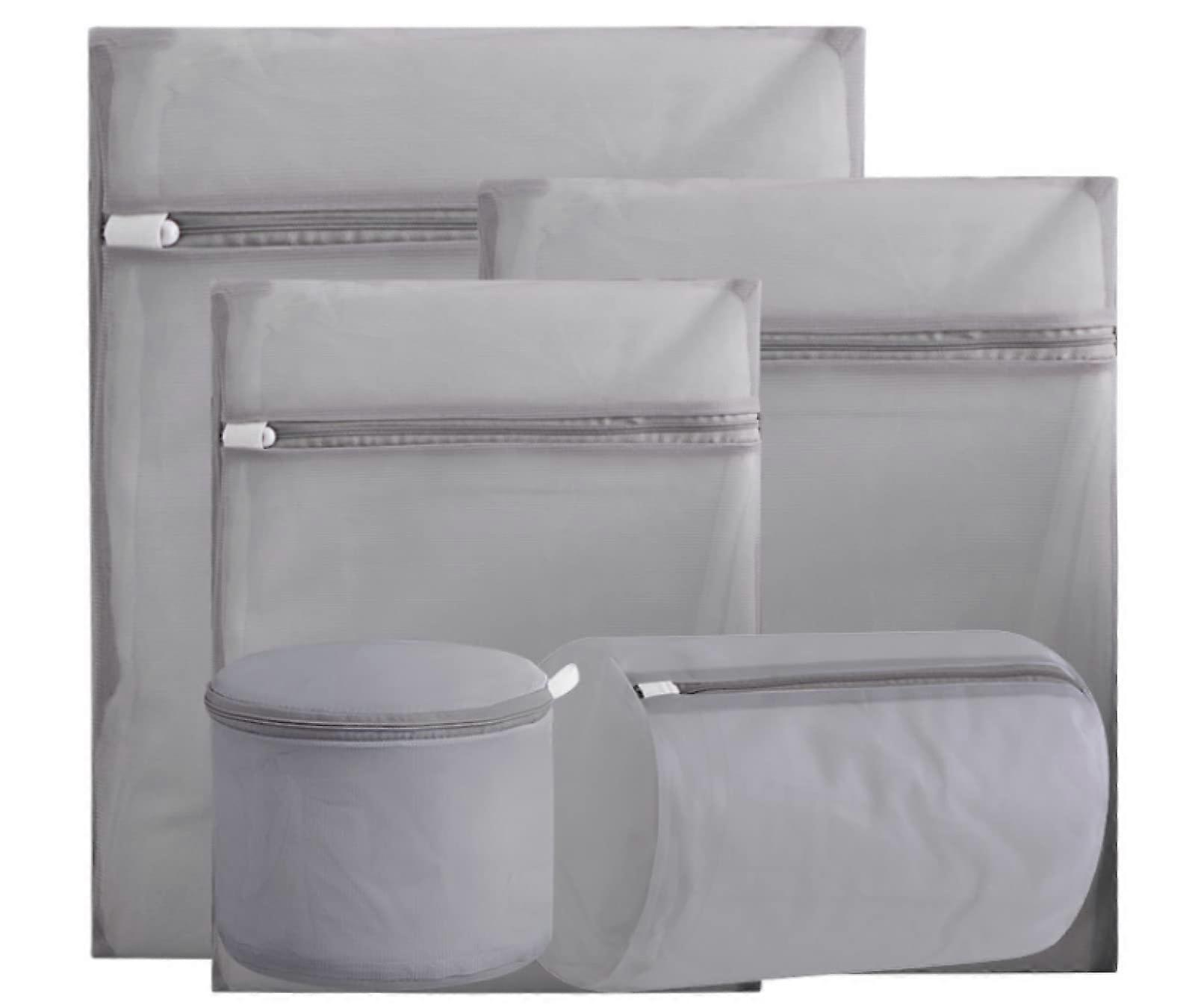 Laundry Bags For Washing Machine Fine Mesh Gray Fabric Anti Deformation Machine Wash Large Medium Small