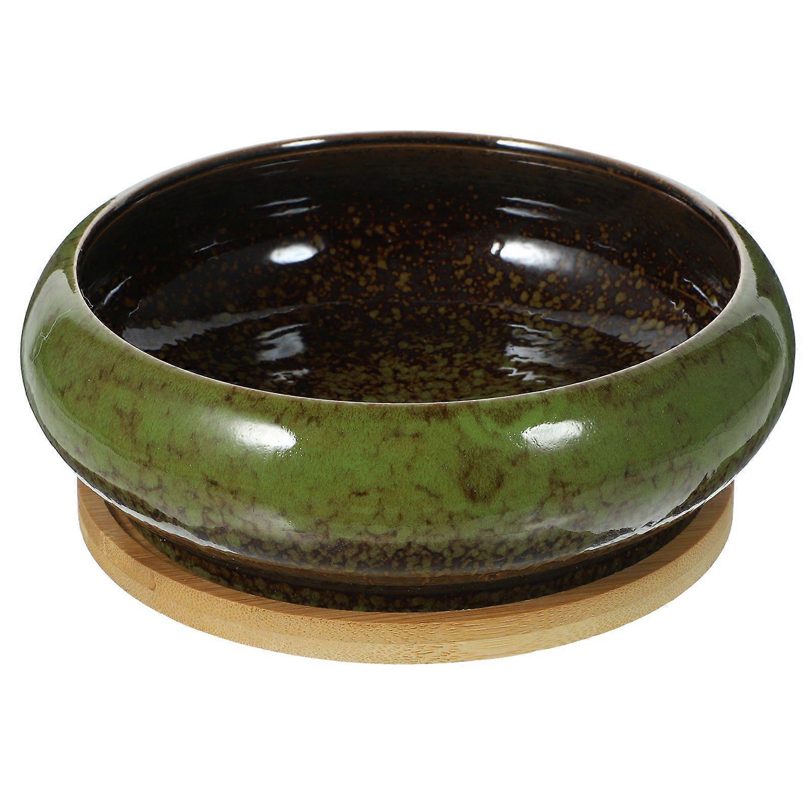 1 Set Ceramic Planter Ceramic Flower Pot Ceramic Planting Container Ceramic Flowerpot Planter