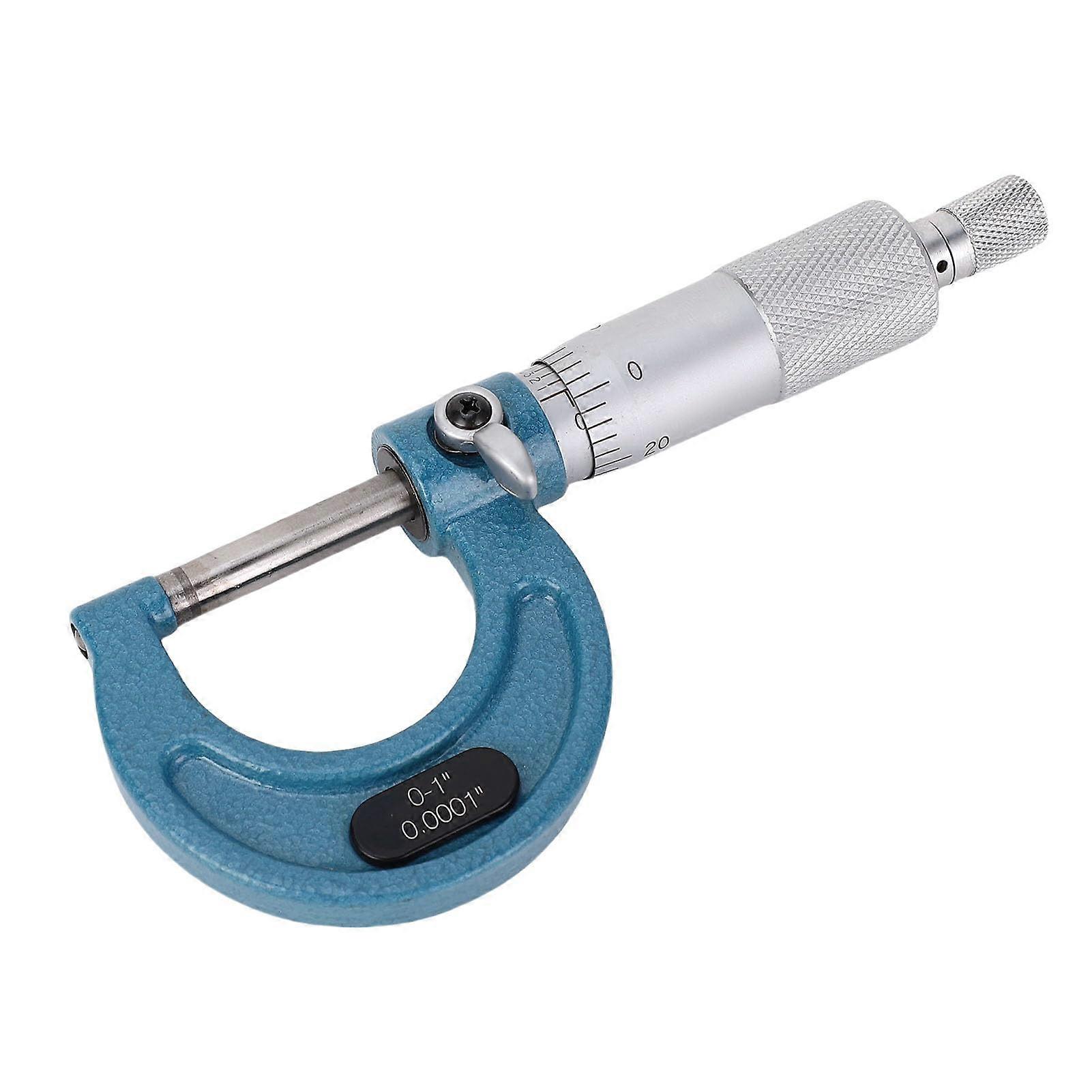 Outside Micrometer, 01' Range, 0.0001' Graduation Micrometer Professional Grade Precision Machinist Tool with Case, Accurate Measuring Tools